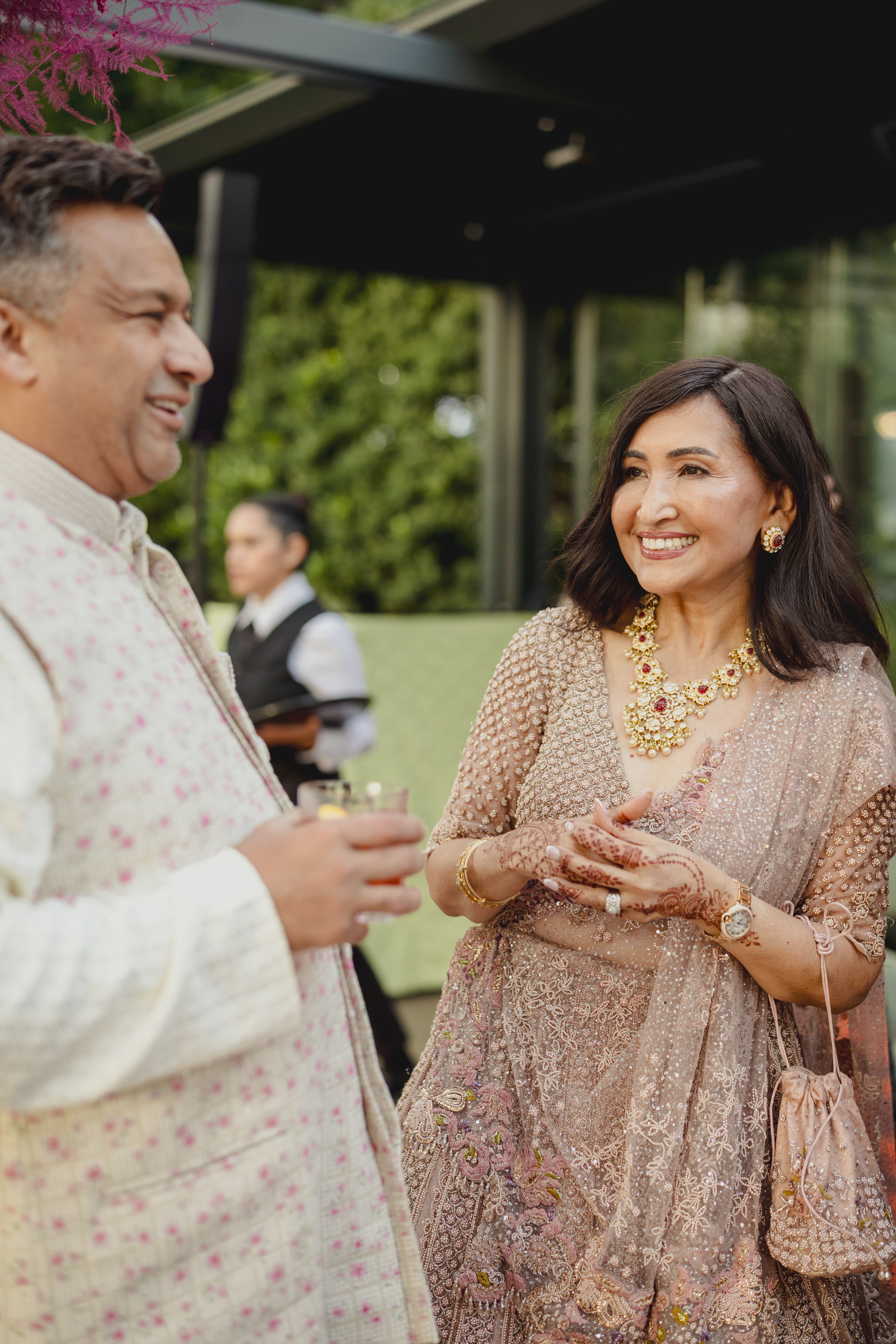 Mother-of-the-Bride Sangeet Lehenga Set