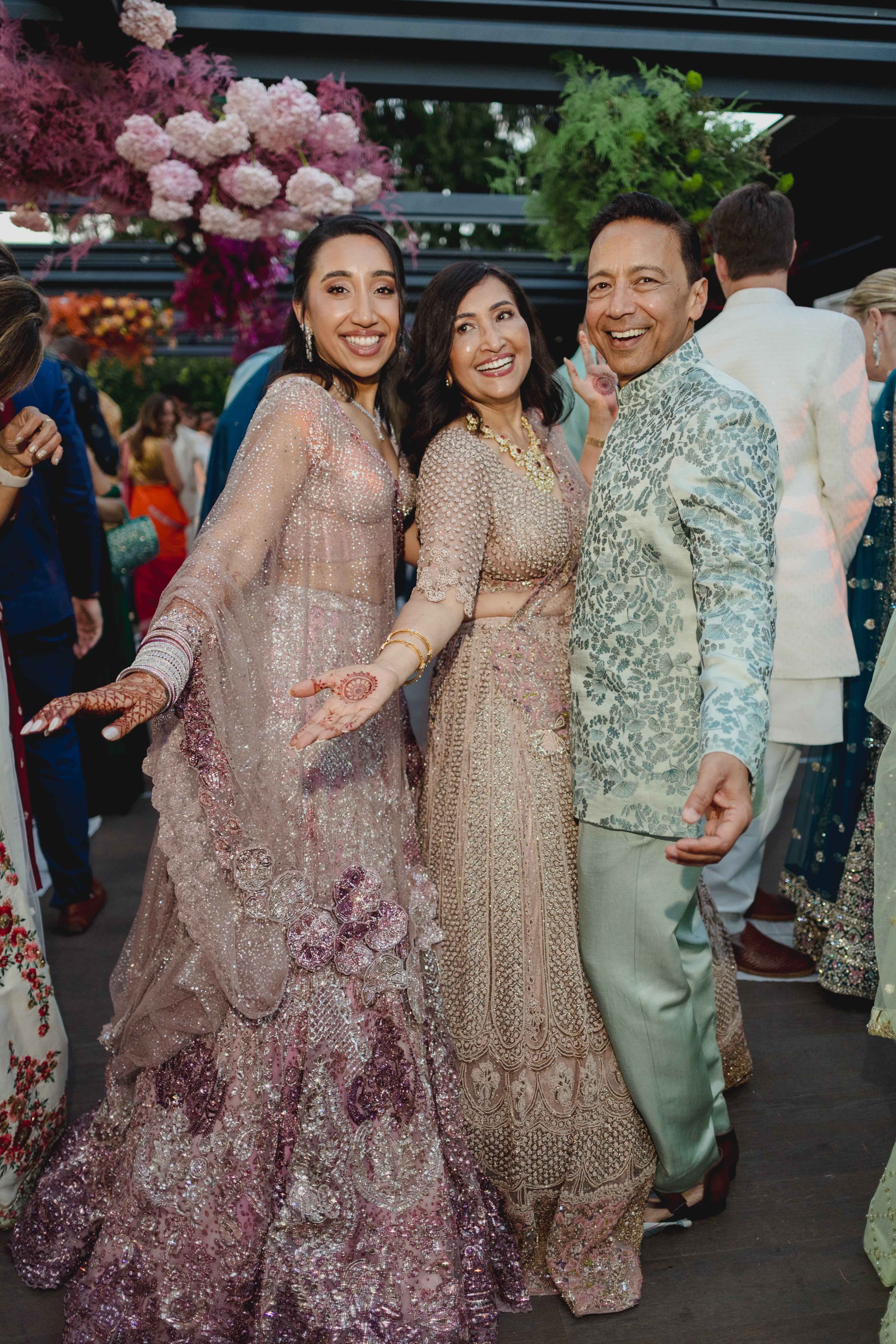 Mother-of-the-Bride Sangeet Lehenga Set