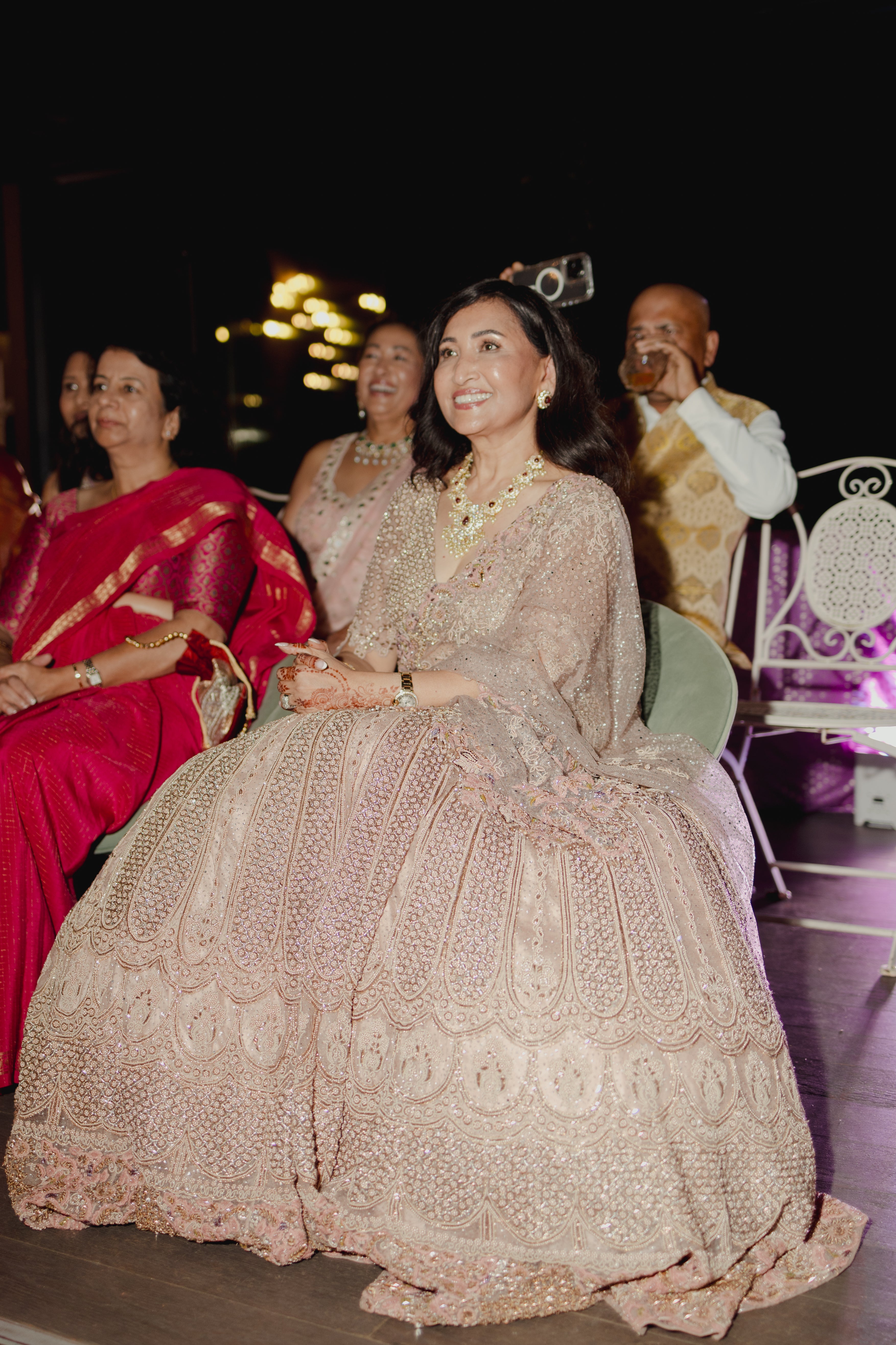 Mother-of-the-Bride Sangeet Lehenga Set