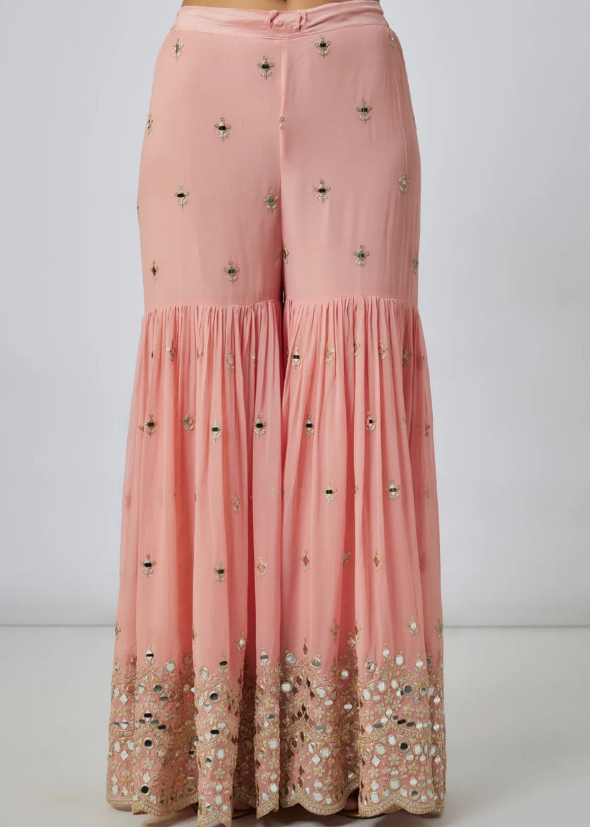 Baby Pink Soneera Sharara Set