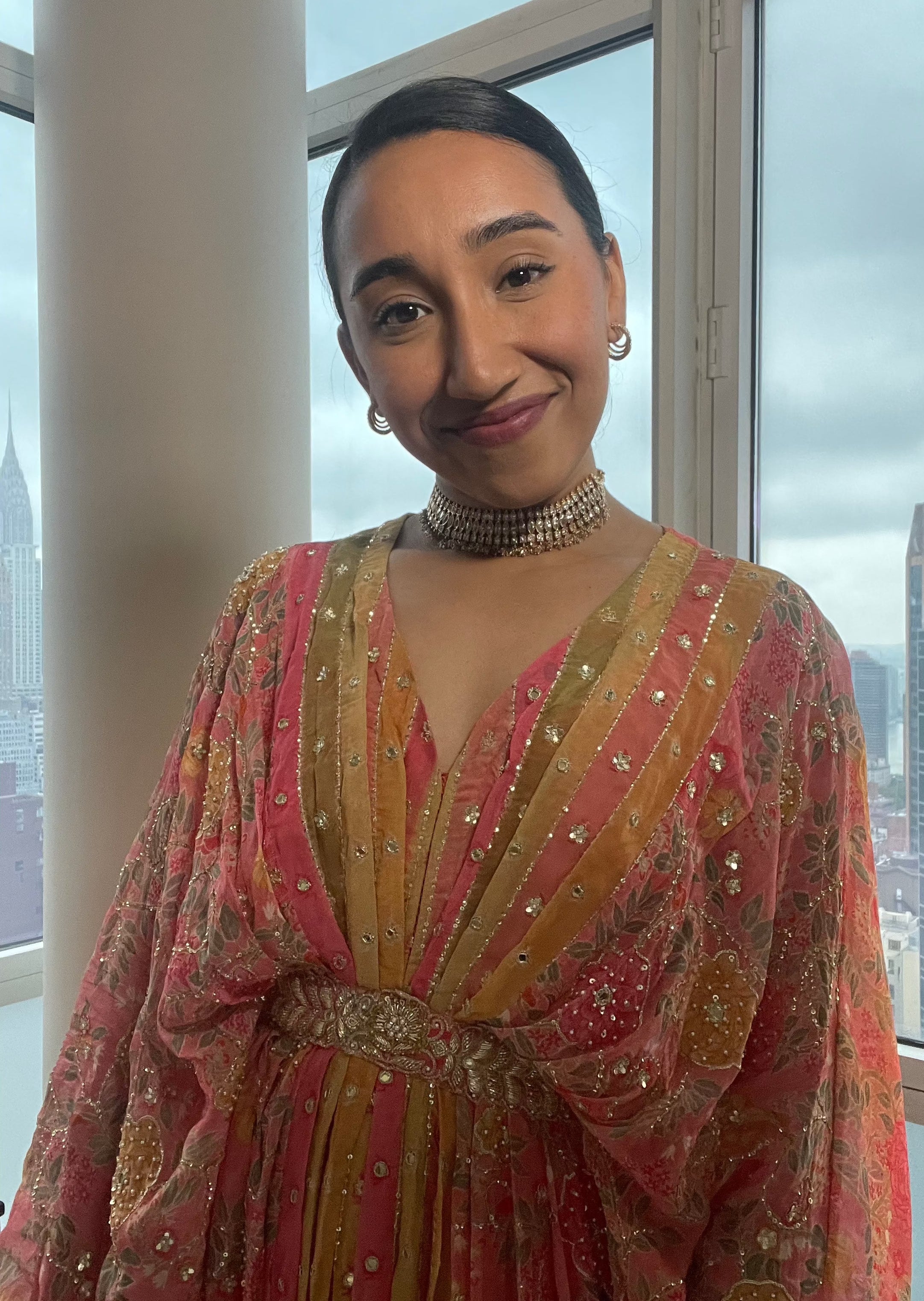 Cherry Blossom Kaftan Set