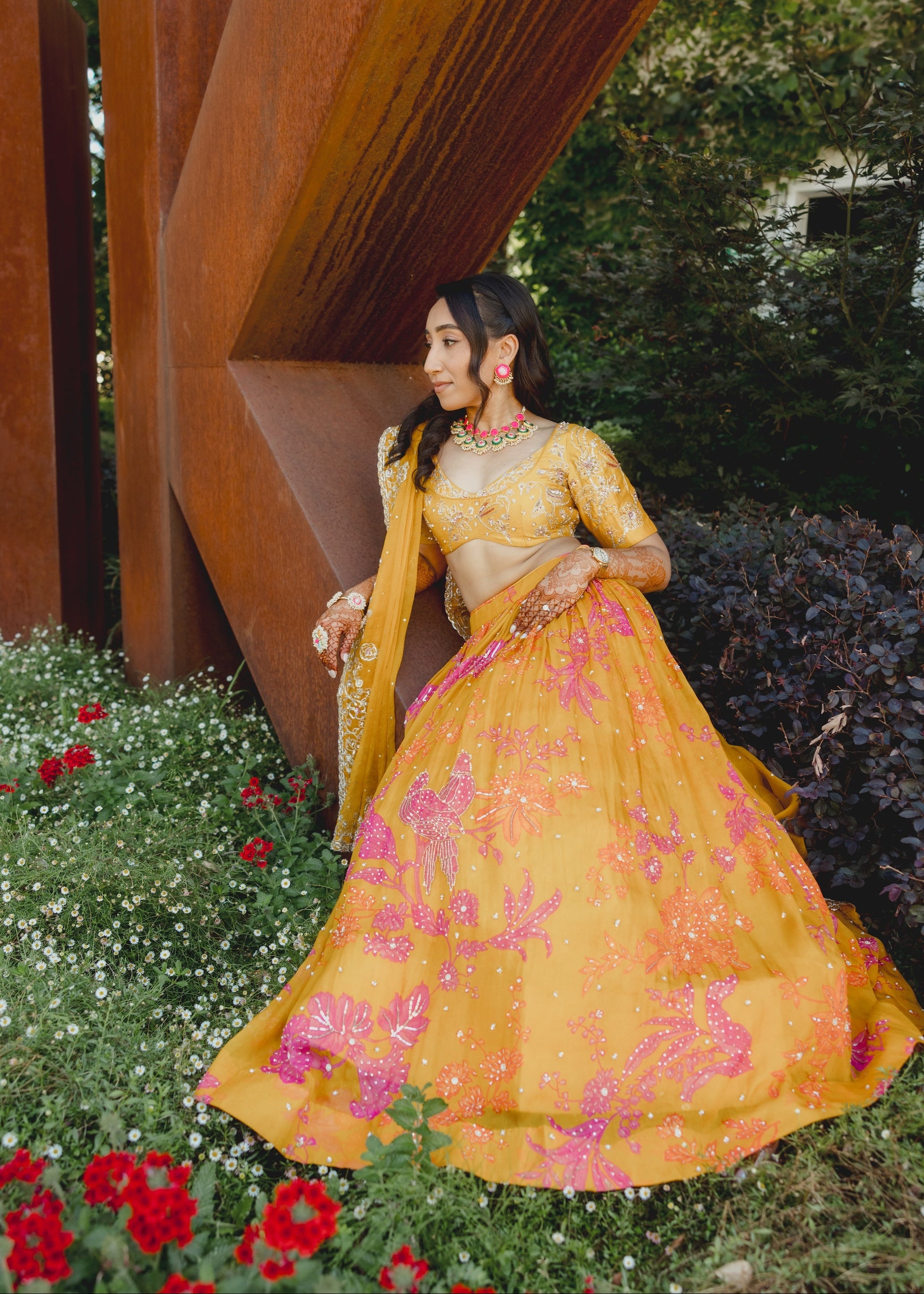 Nisha's Haldi Lehenga Set
