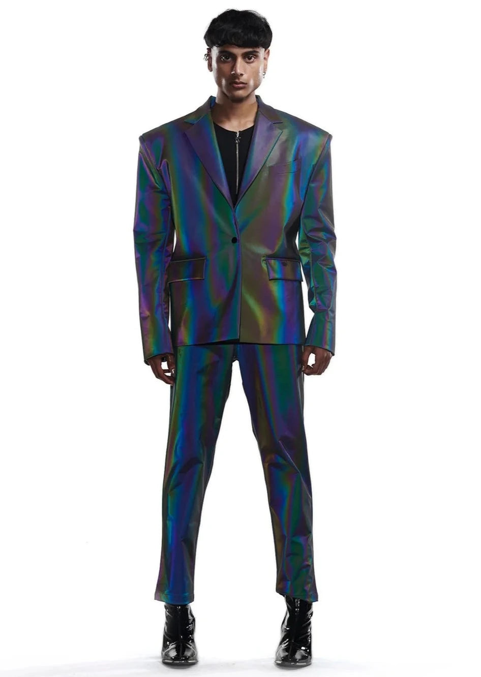 Black Reflective Pants