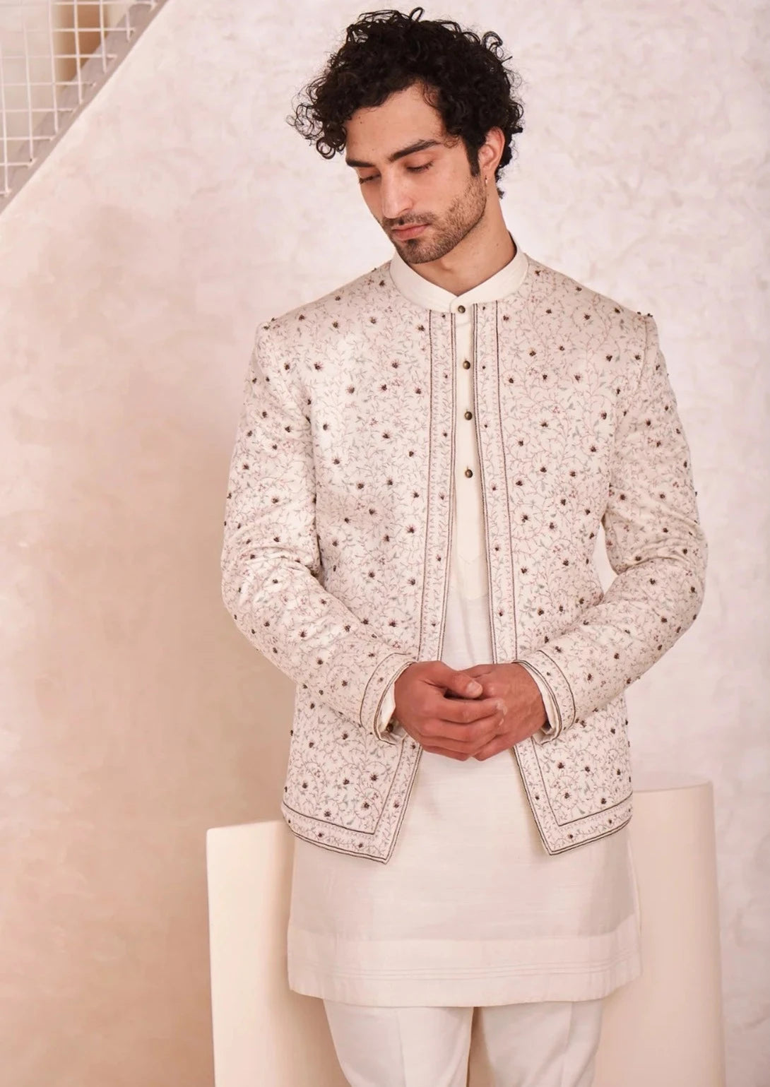 Ivory Short Jacket Set