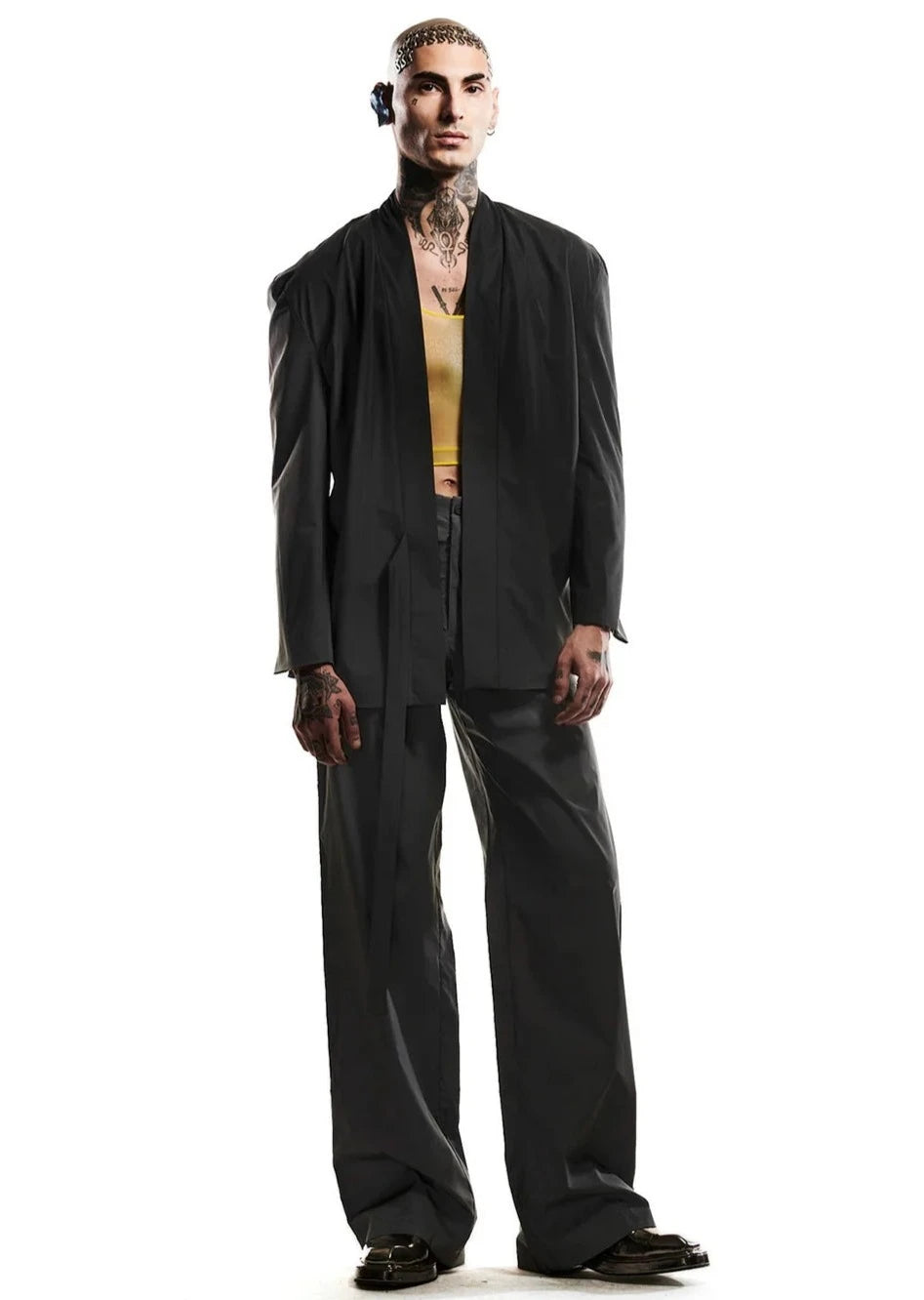 Dual Tone Reflective Kimono