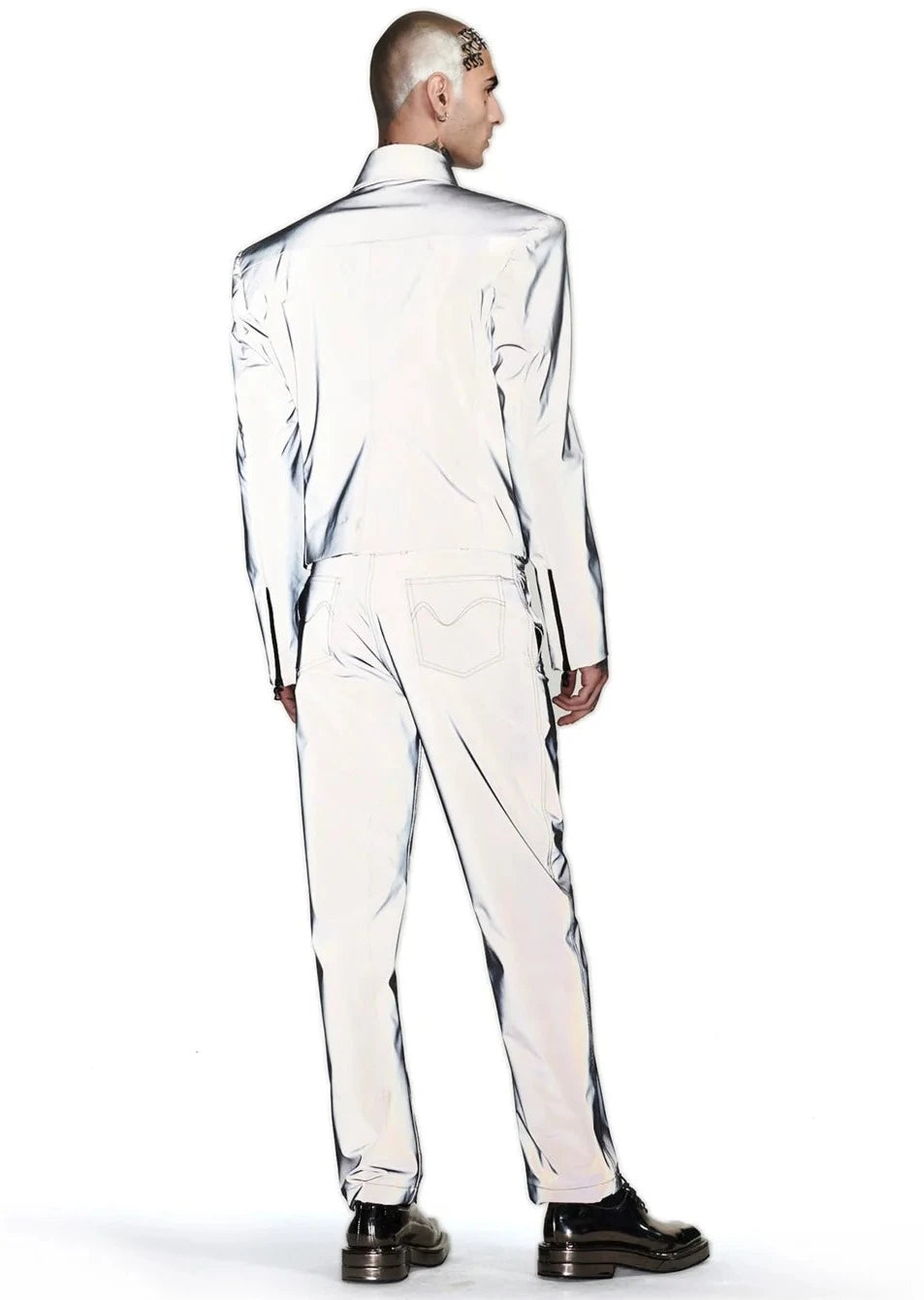 Grey Reflective Pants