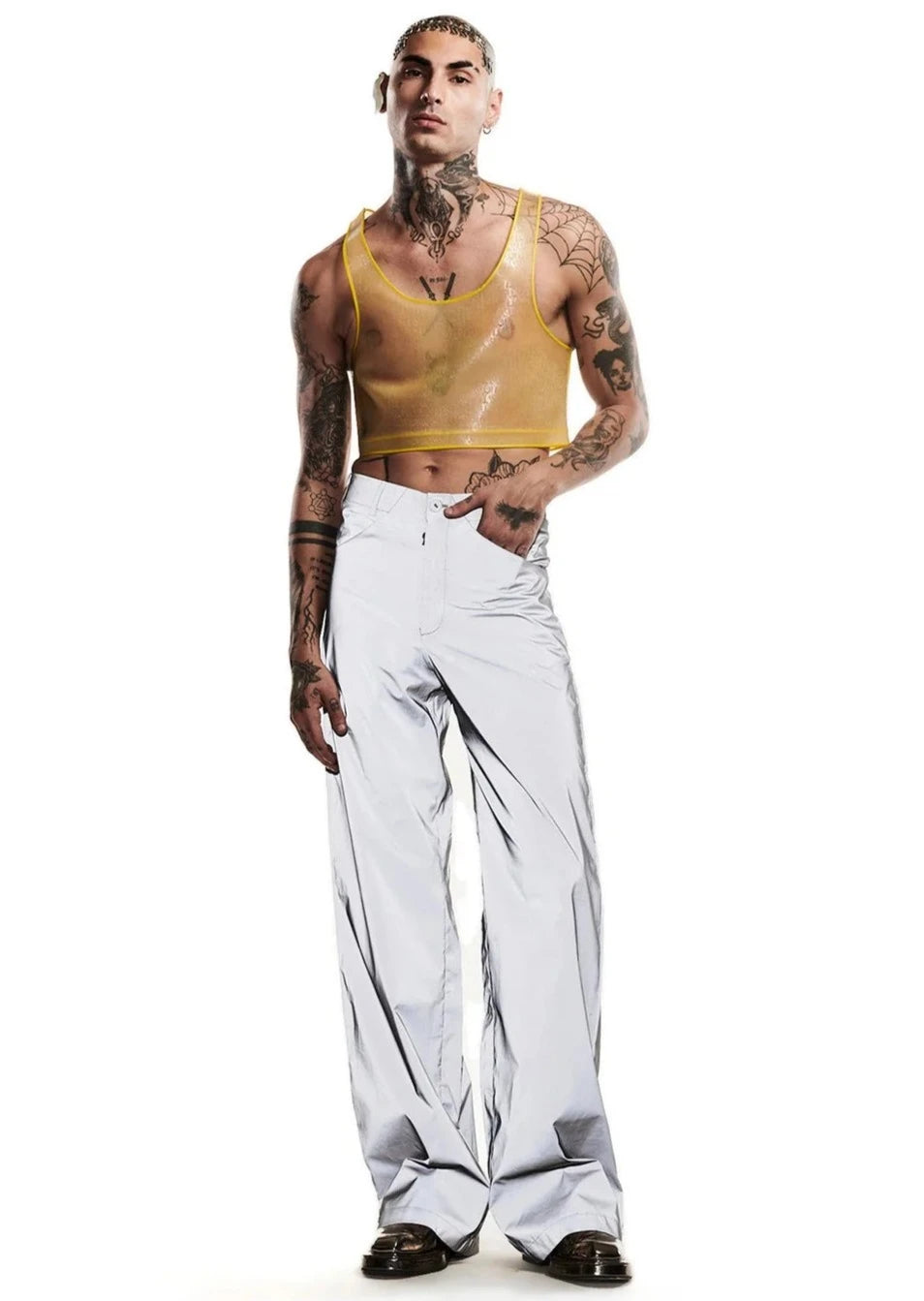 Silver Reflective Pants