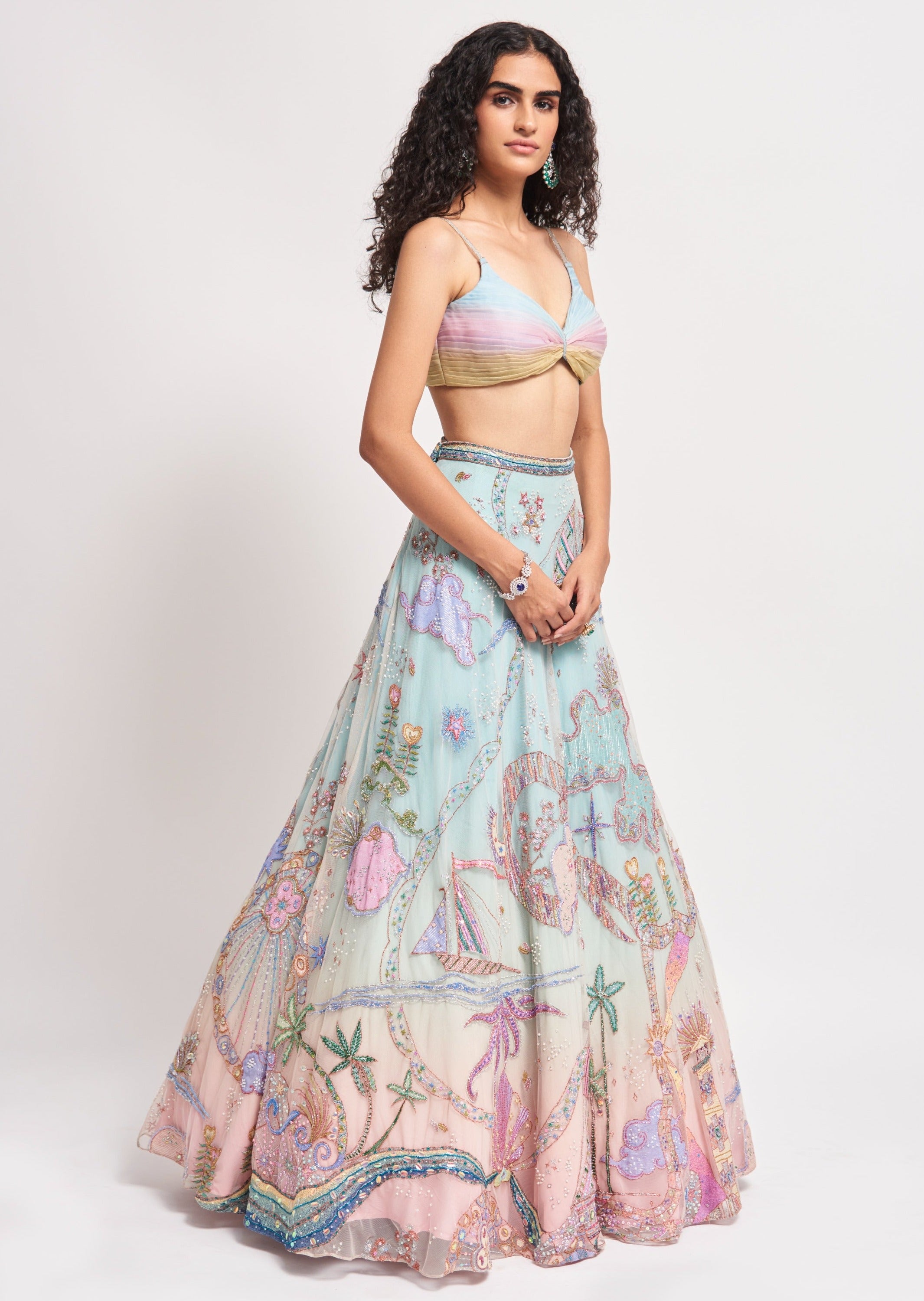 Neda Lehenga Set