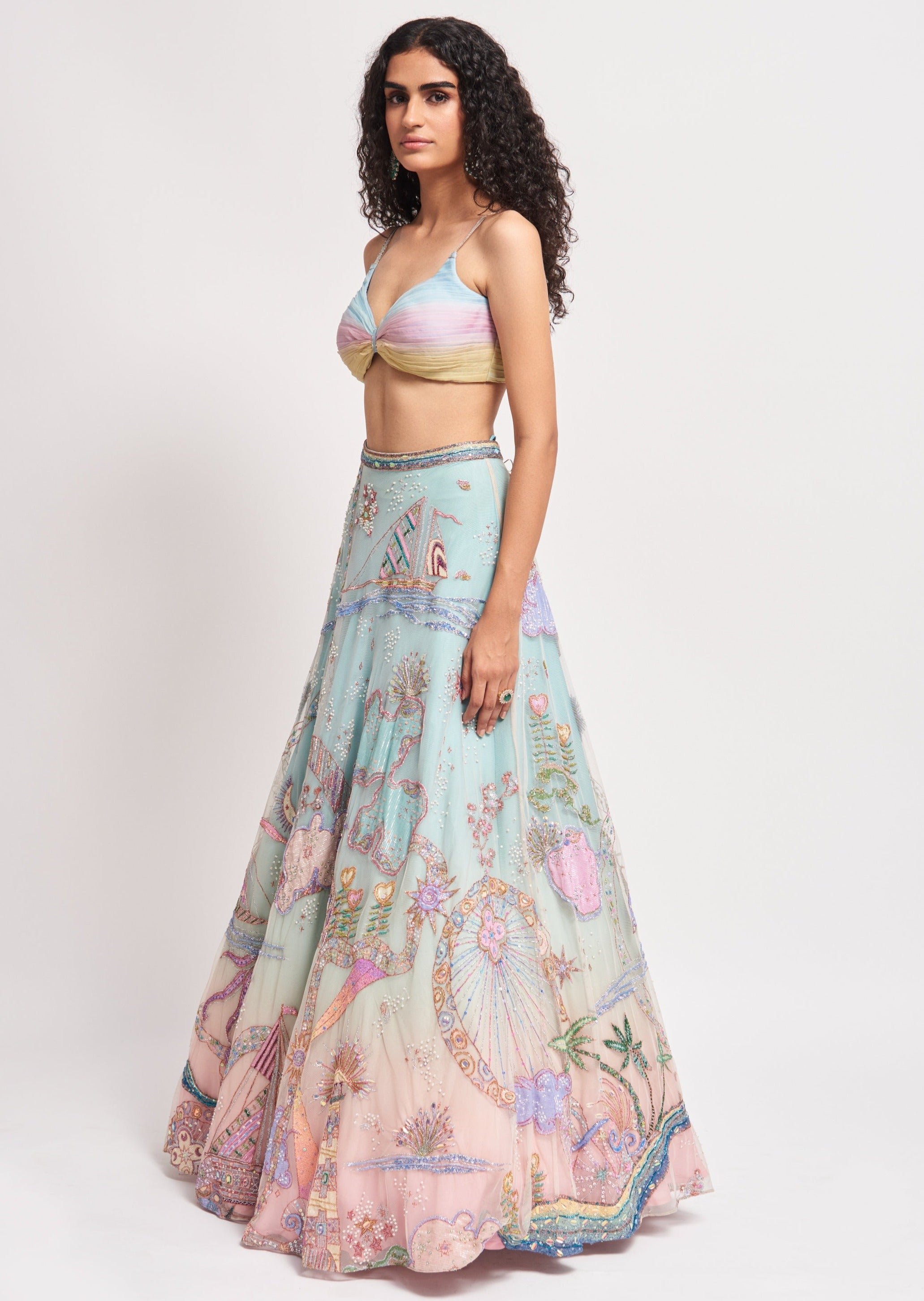 Neda Lehenga Set