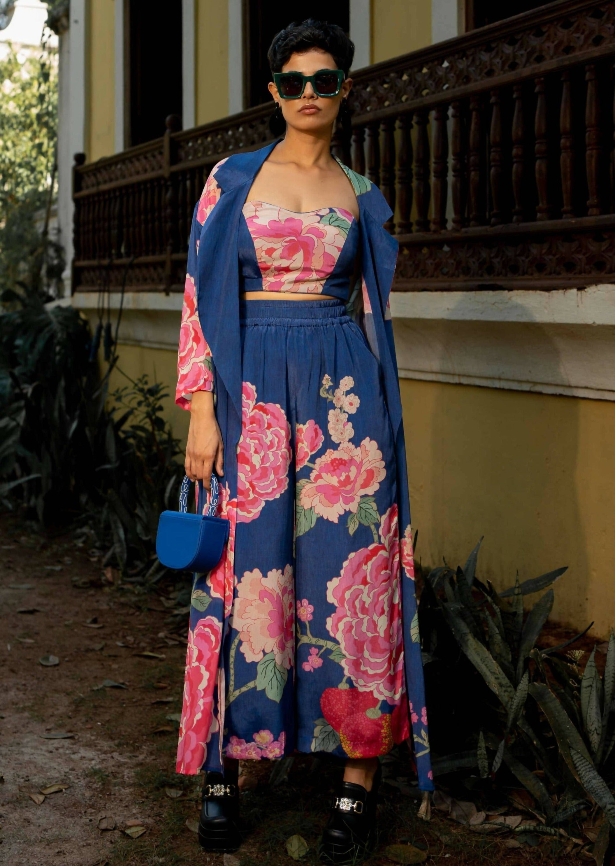 Blooming Big Floral Jacket Set