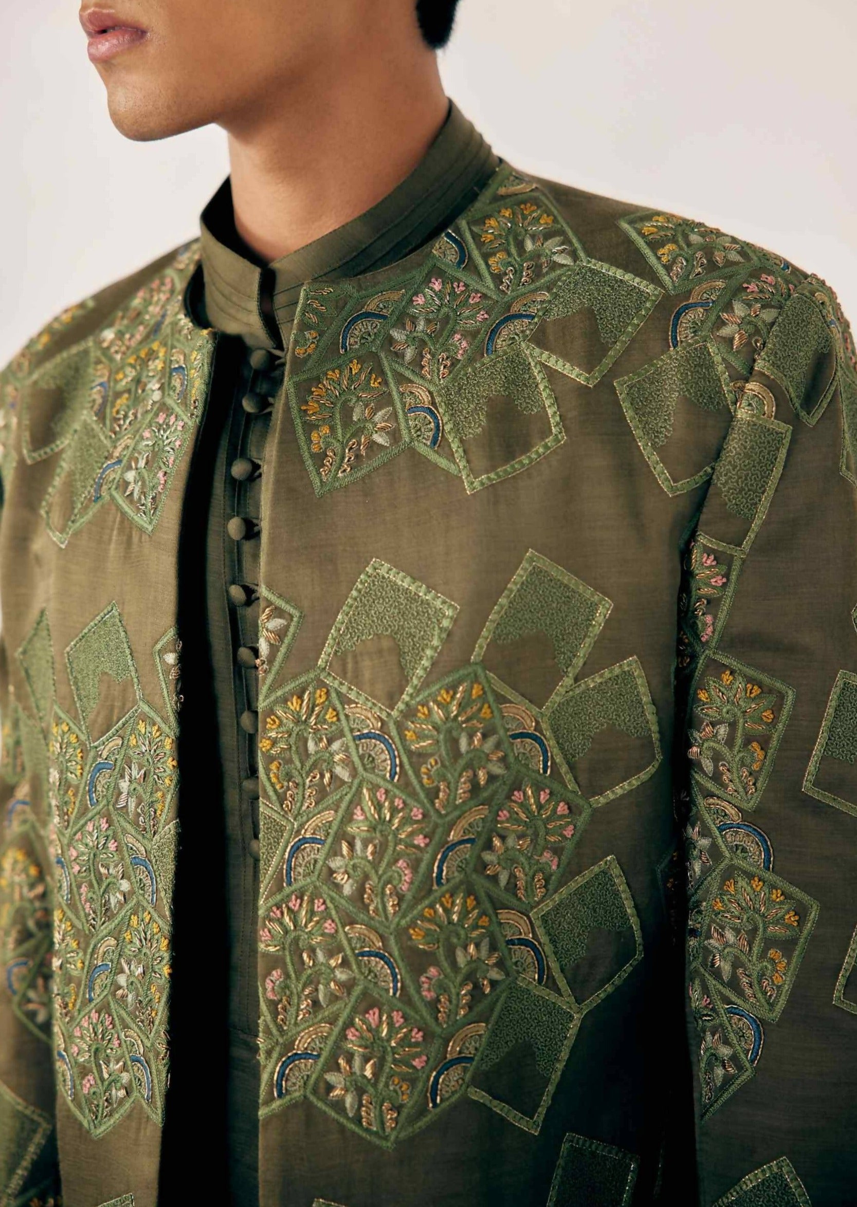 The Olives Short Jacket Set