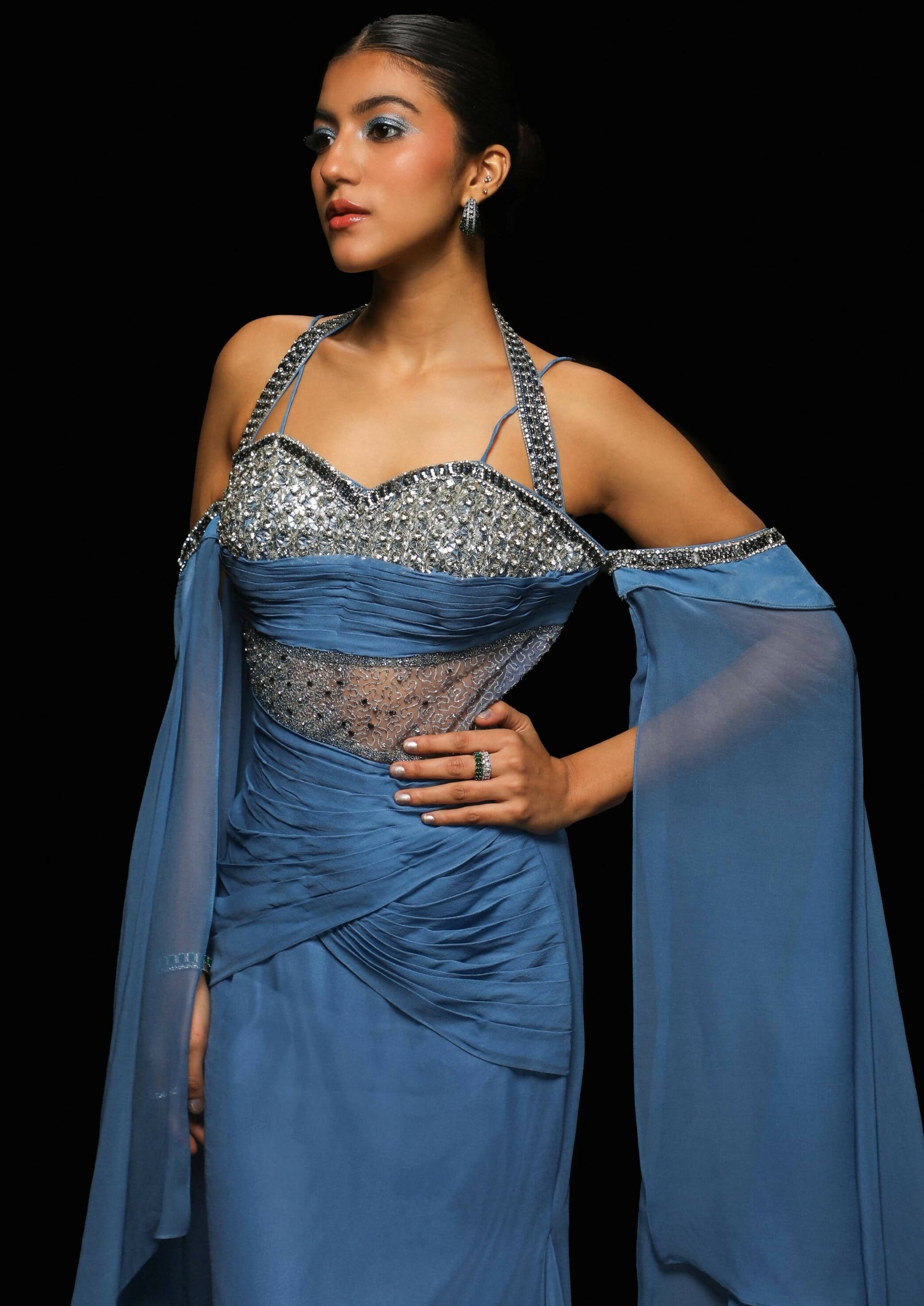 Luminaria Drape Gown