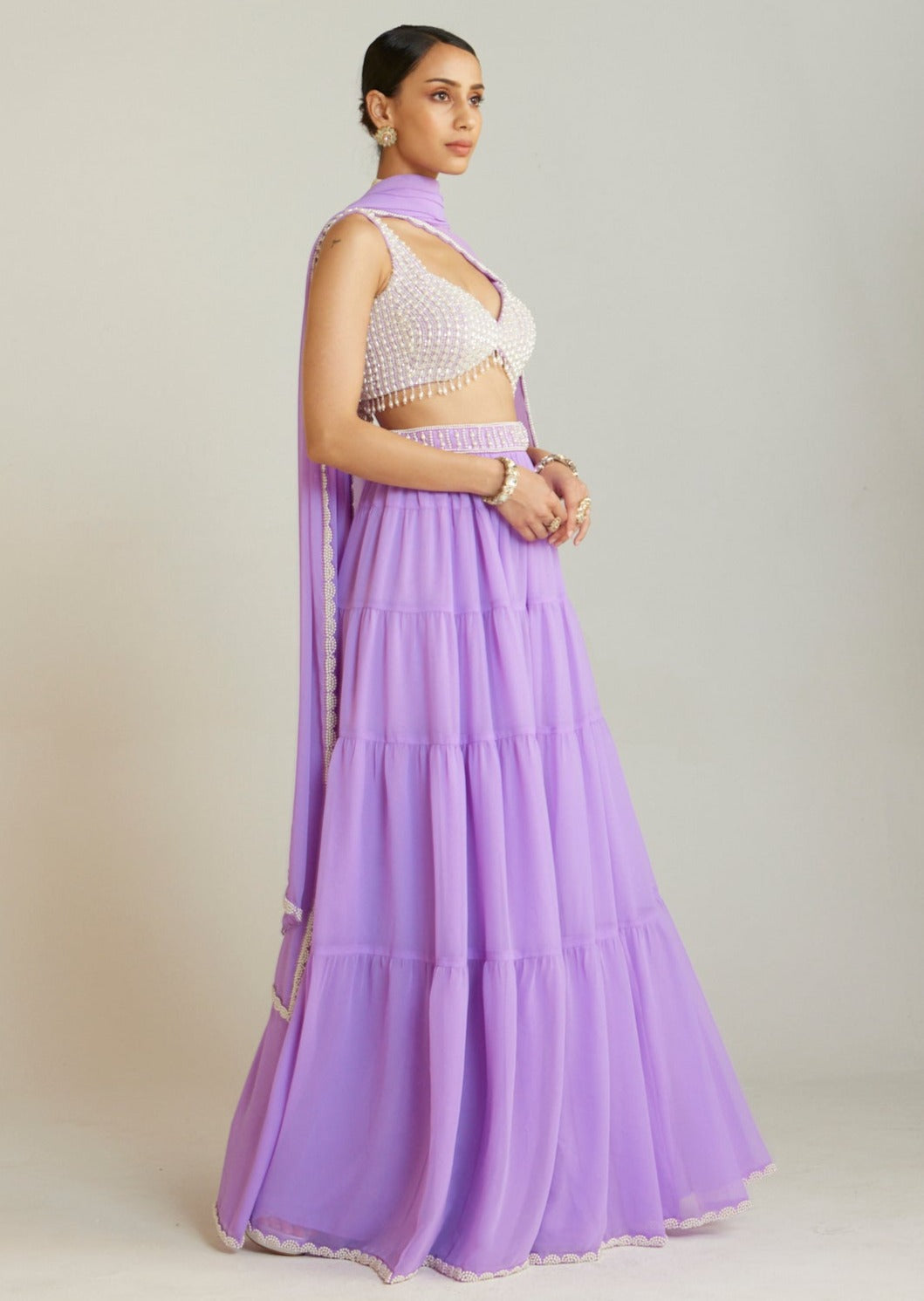 Lilac Sharara Set