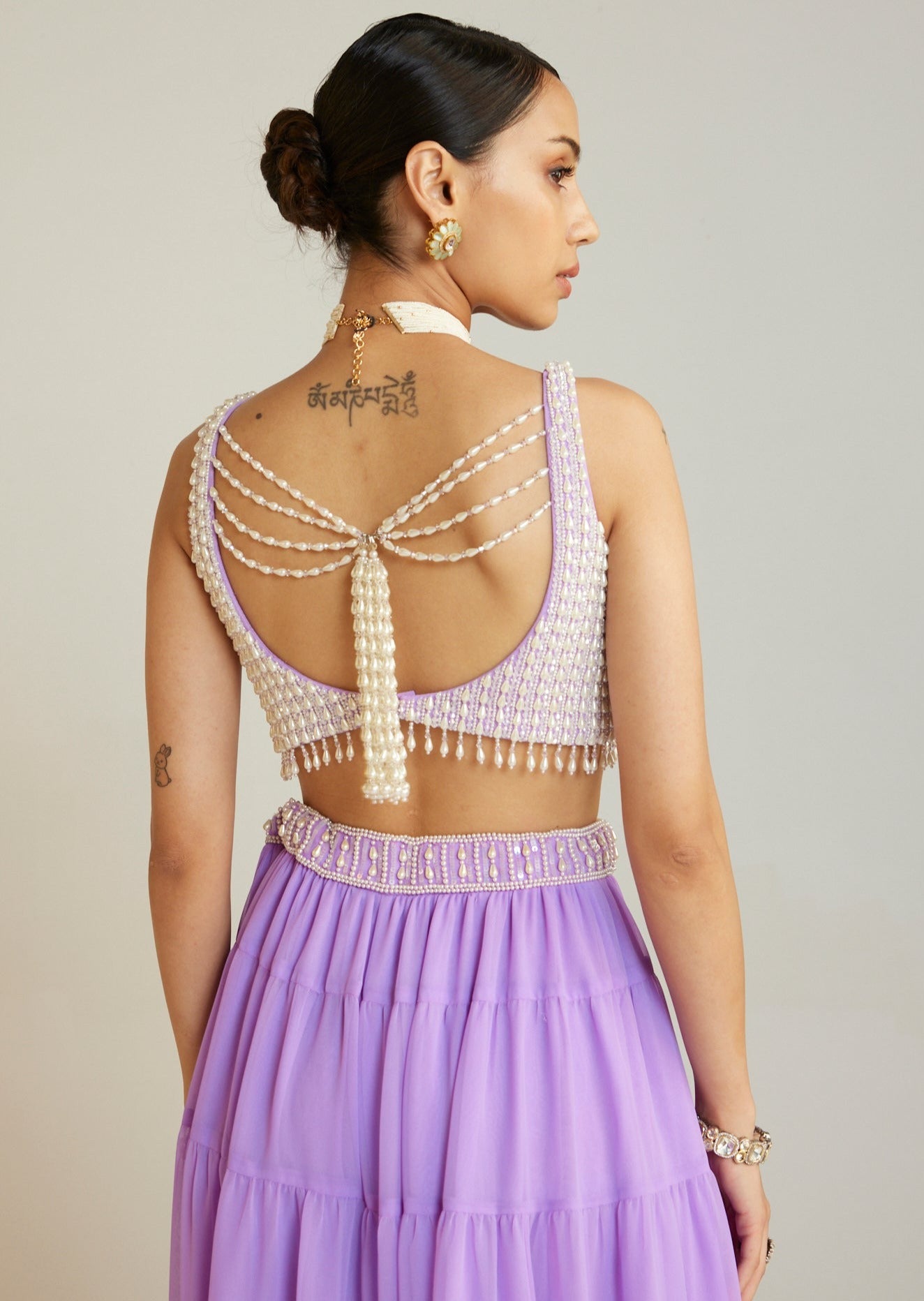 Lilac Sharara Set