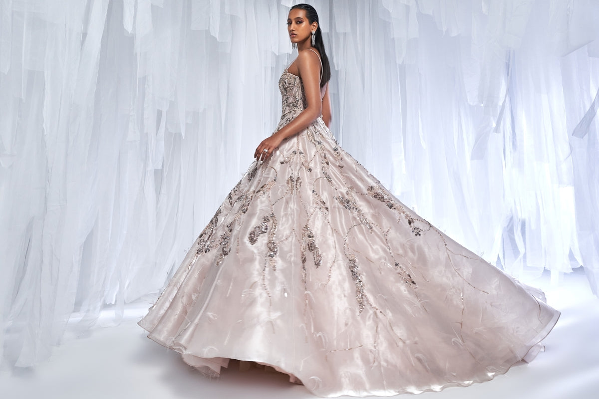 Hannah Silk Organza Gown