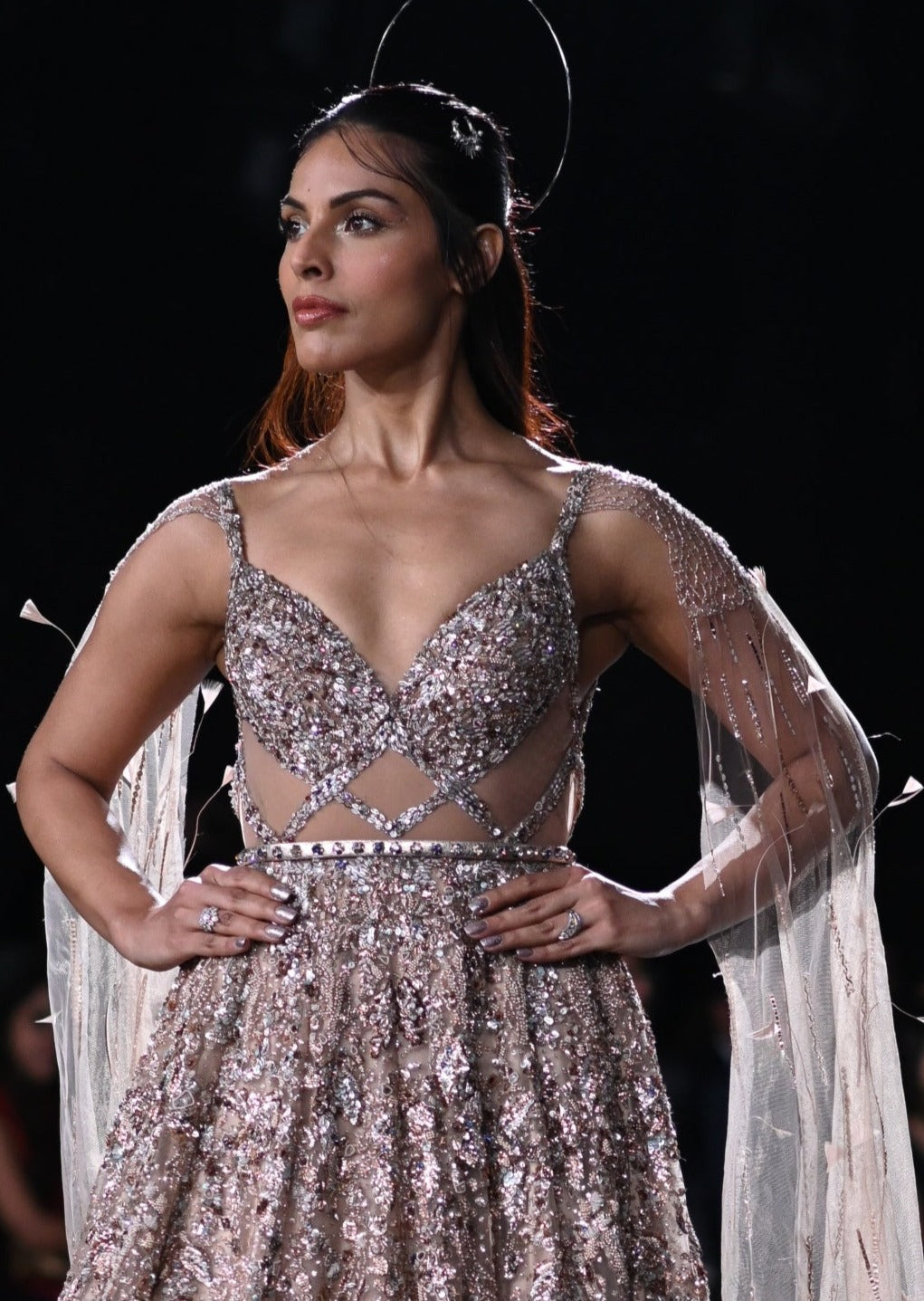 Althea Shimmer Sprinkle Anarkali Set