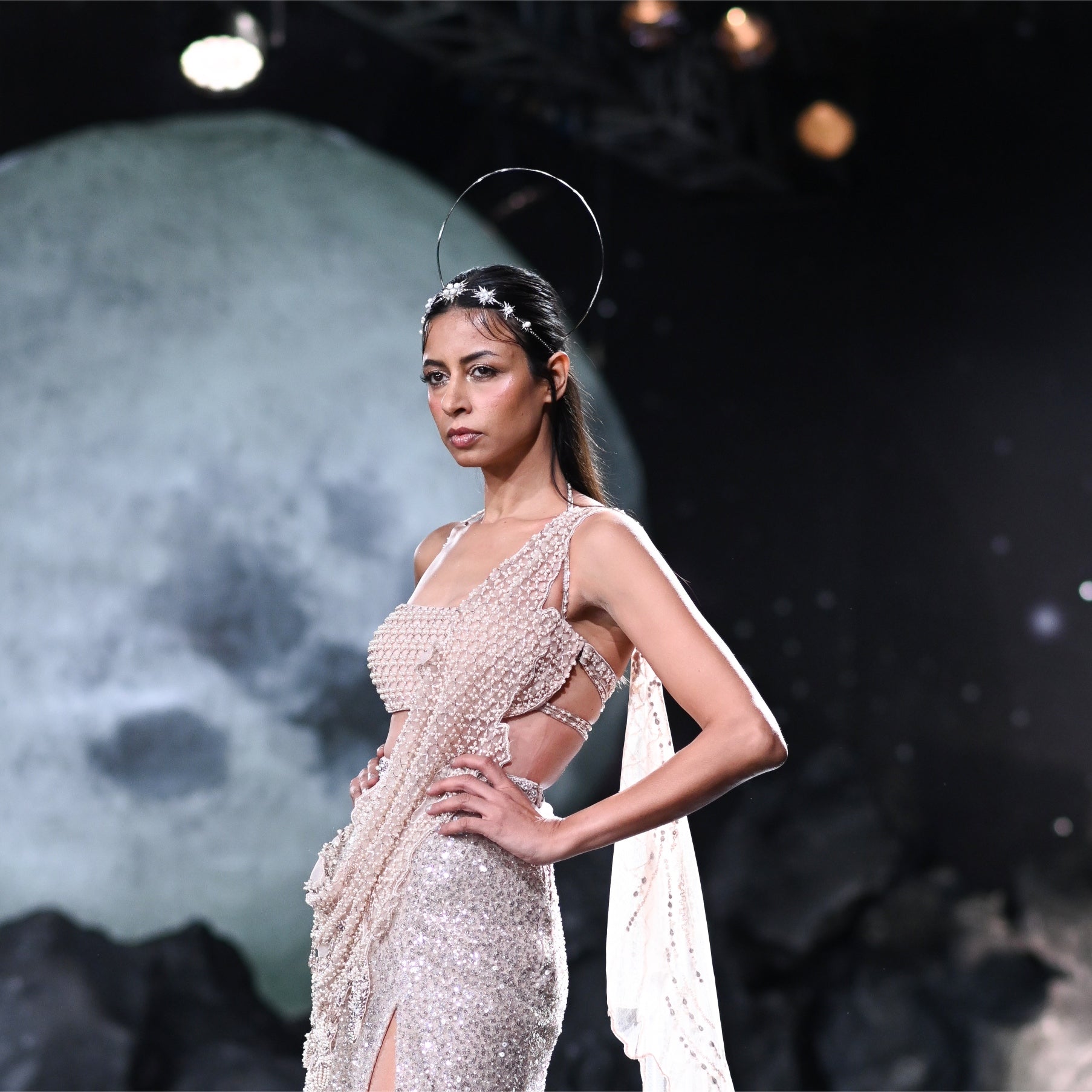 Elena Draped Sari Set