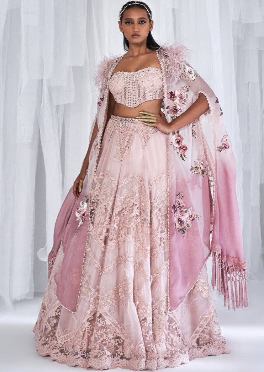 Harini Chantilly Lehenga Set