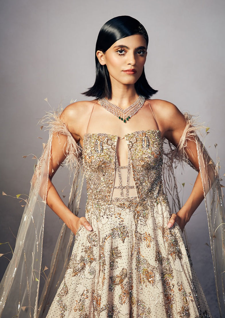 Helen Chikankari Bridal Gown