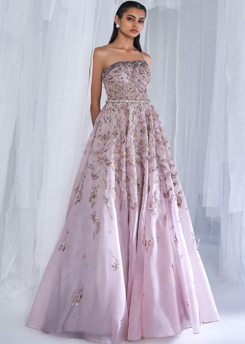 Inessa Silk Organza Gown