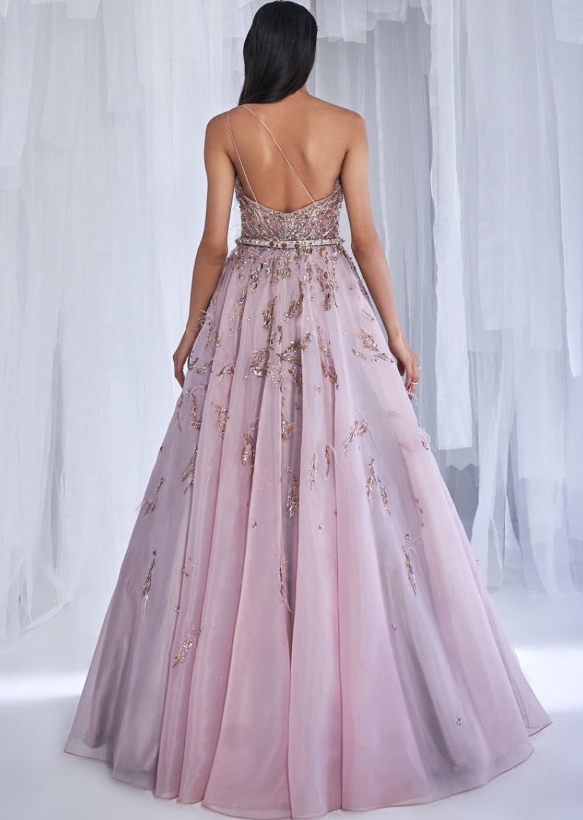 Inessa Silk Organza Gown