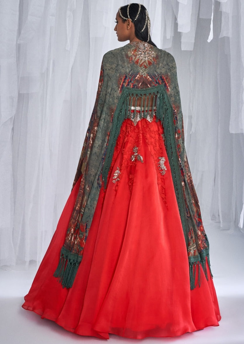 Jazz Silk Organza Lehenga
