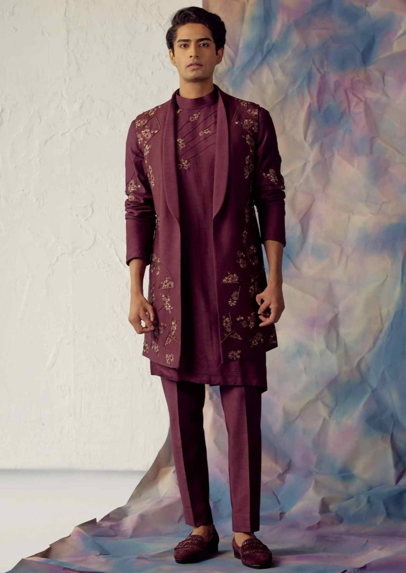 Merlot Homme Shrug Set