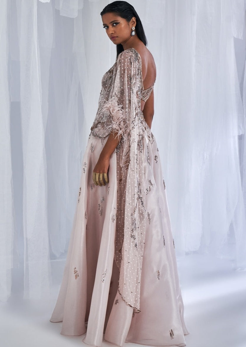 Oksana Tissue Organza Lehenga Set