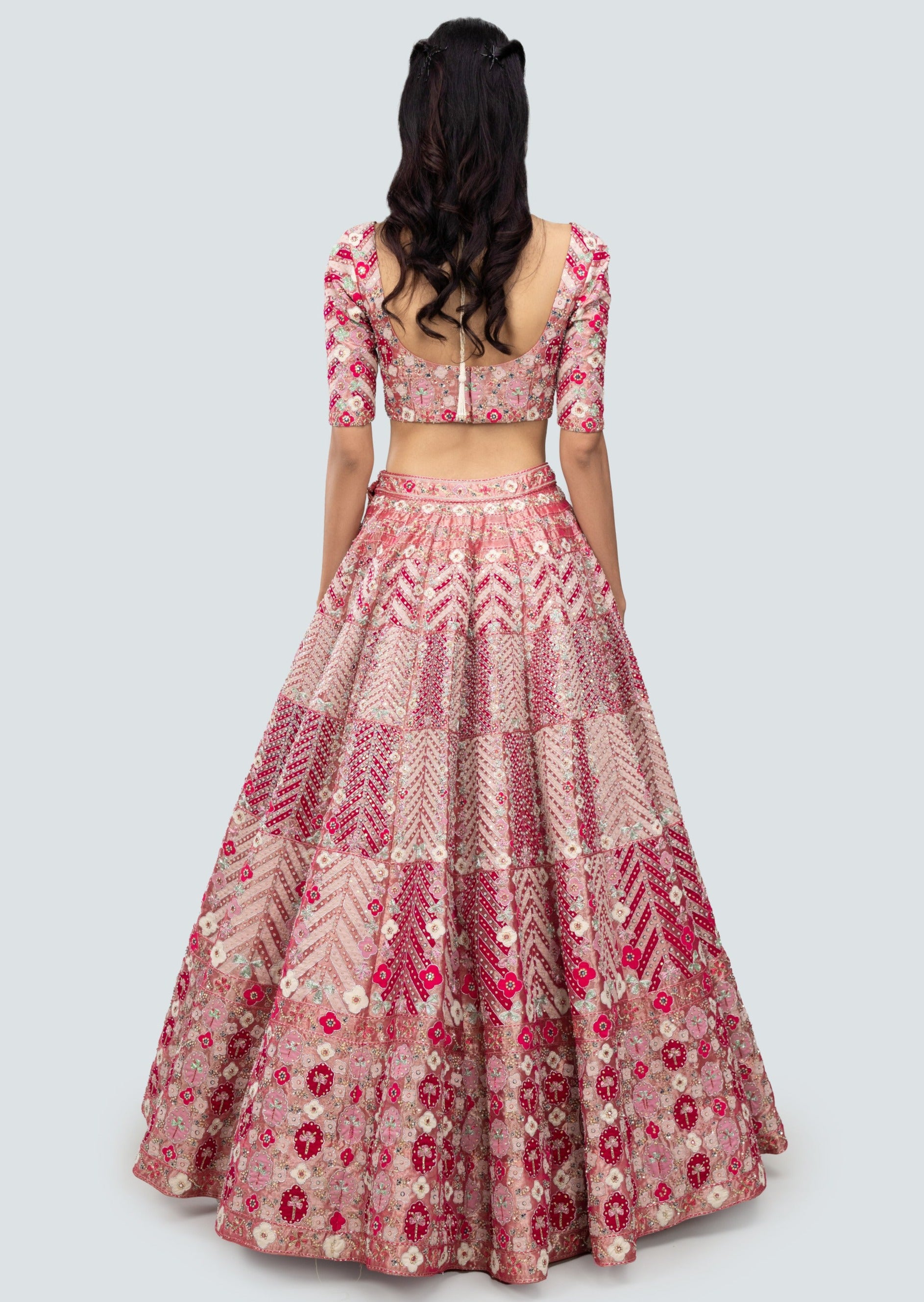 Ziba Pink Lehenga Set