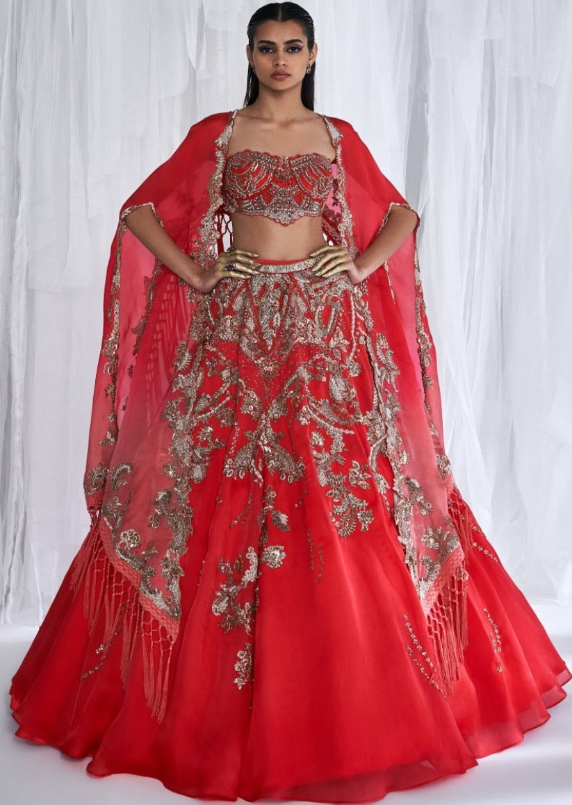 Sintra Silk Organza Lehenga Set
