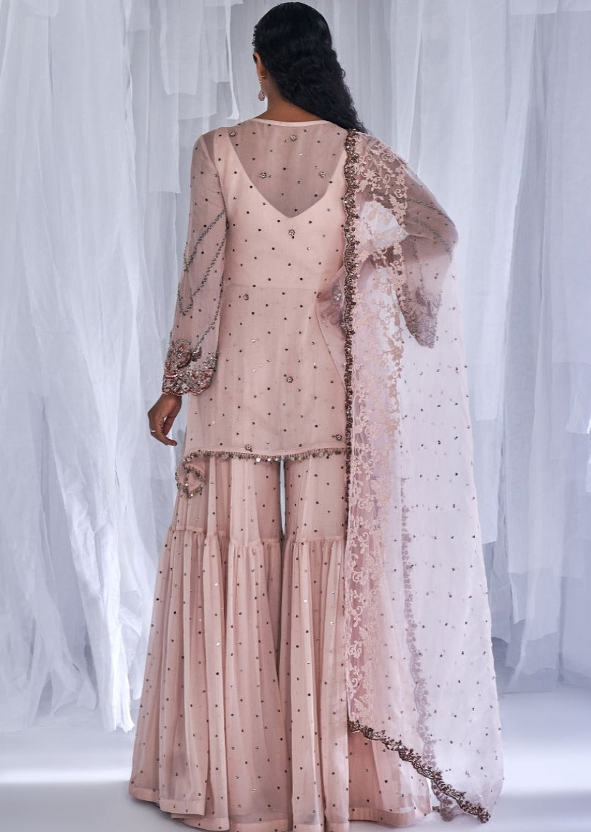 Ubika Chiffon Kurta and Sharara