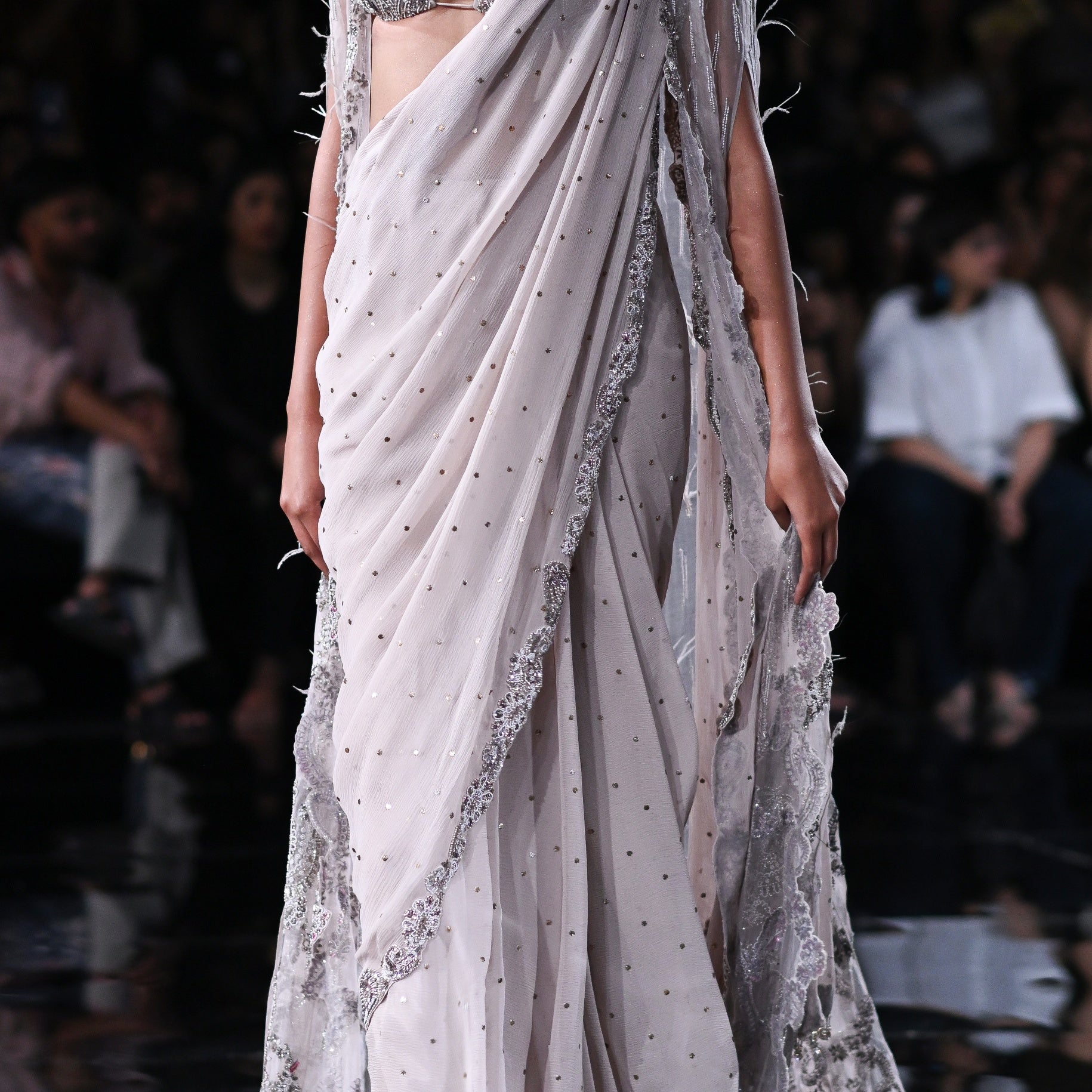 Rhea Chiffon Sari Set