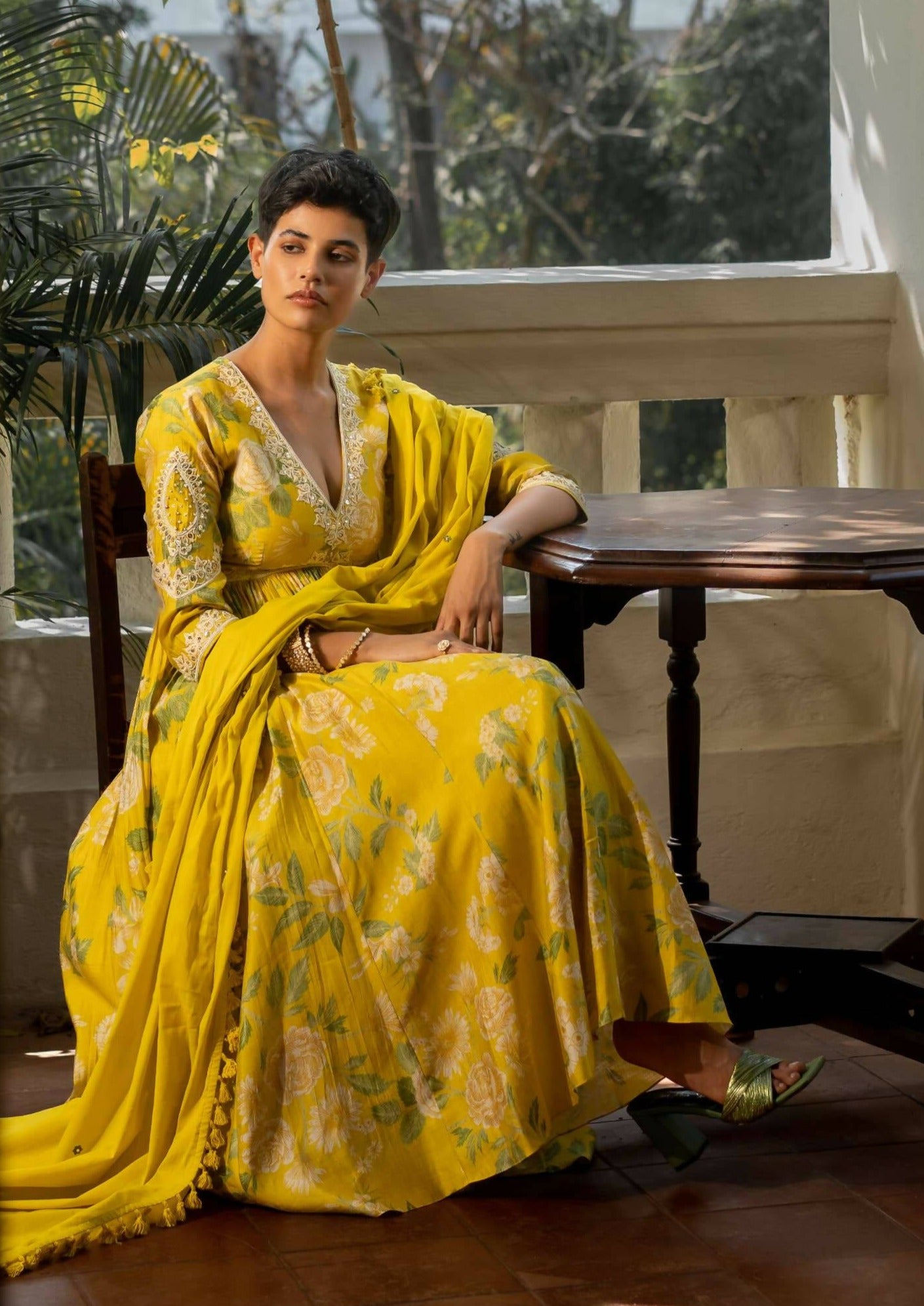 Garden of Bloom Anarkali Set