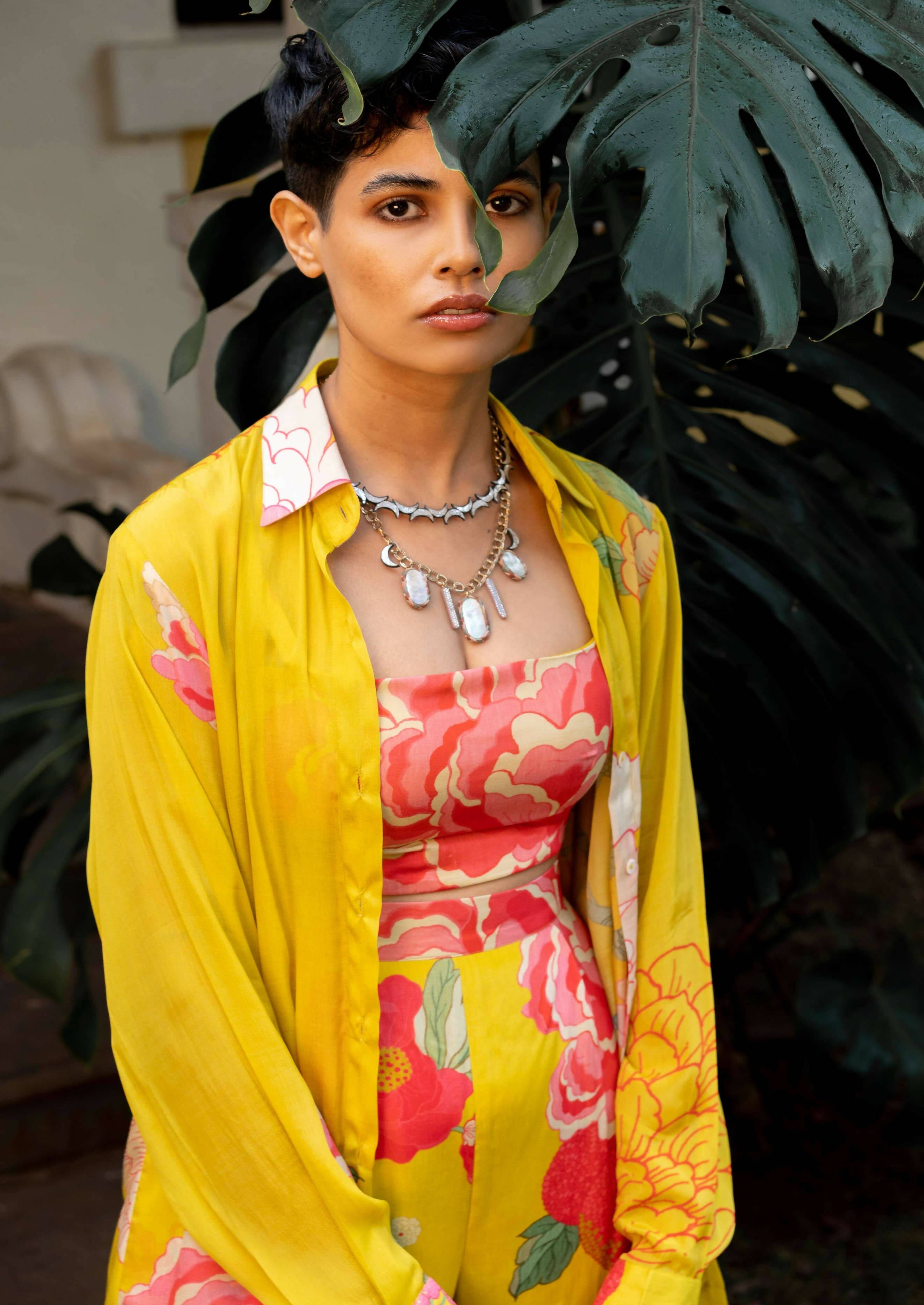 Yellow Floral Co-Ord Set