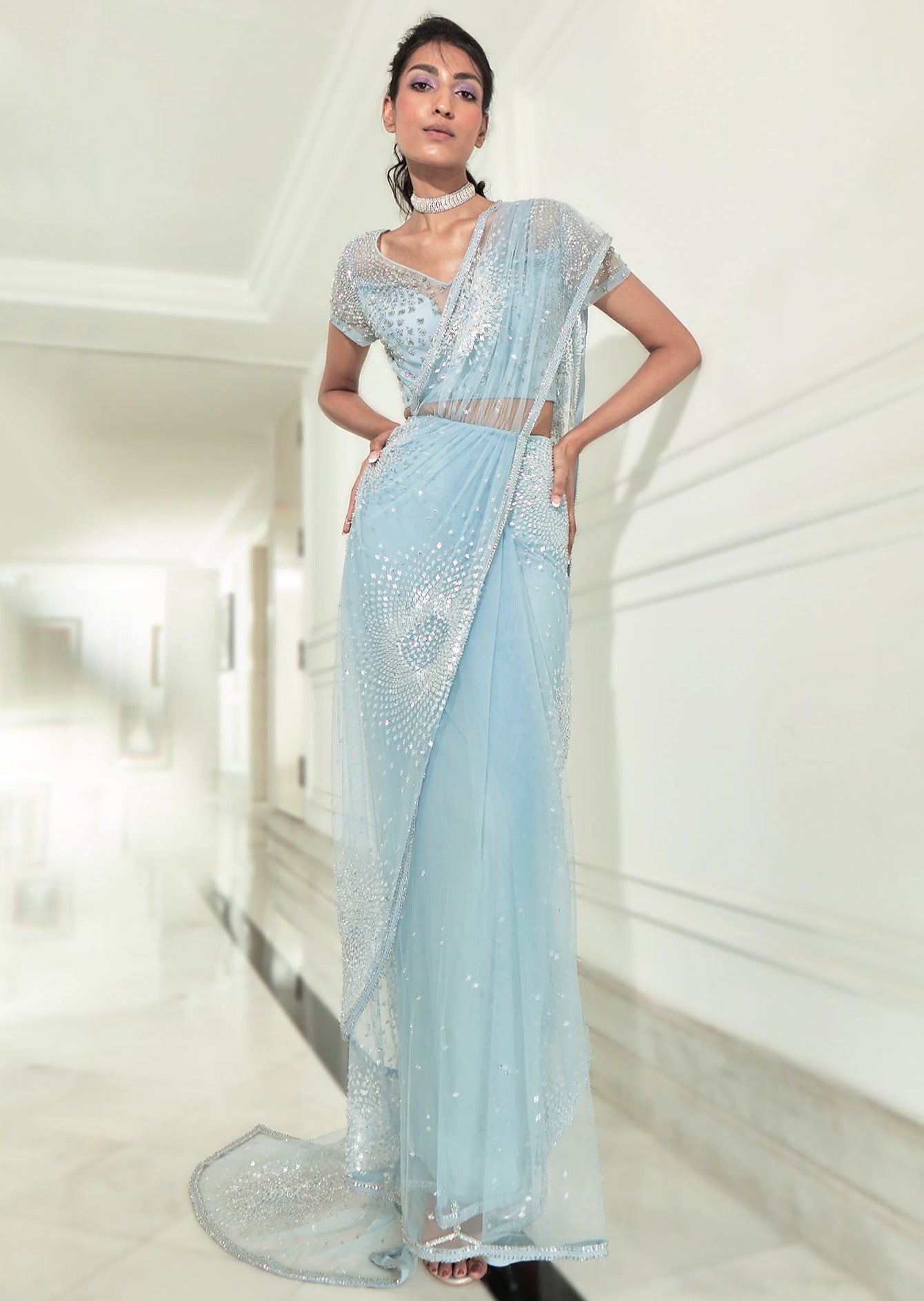 Starlet Pre-Draped Sari