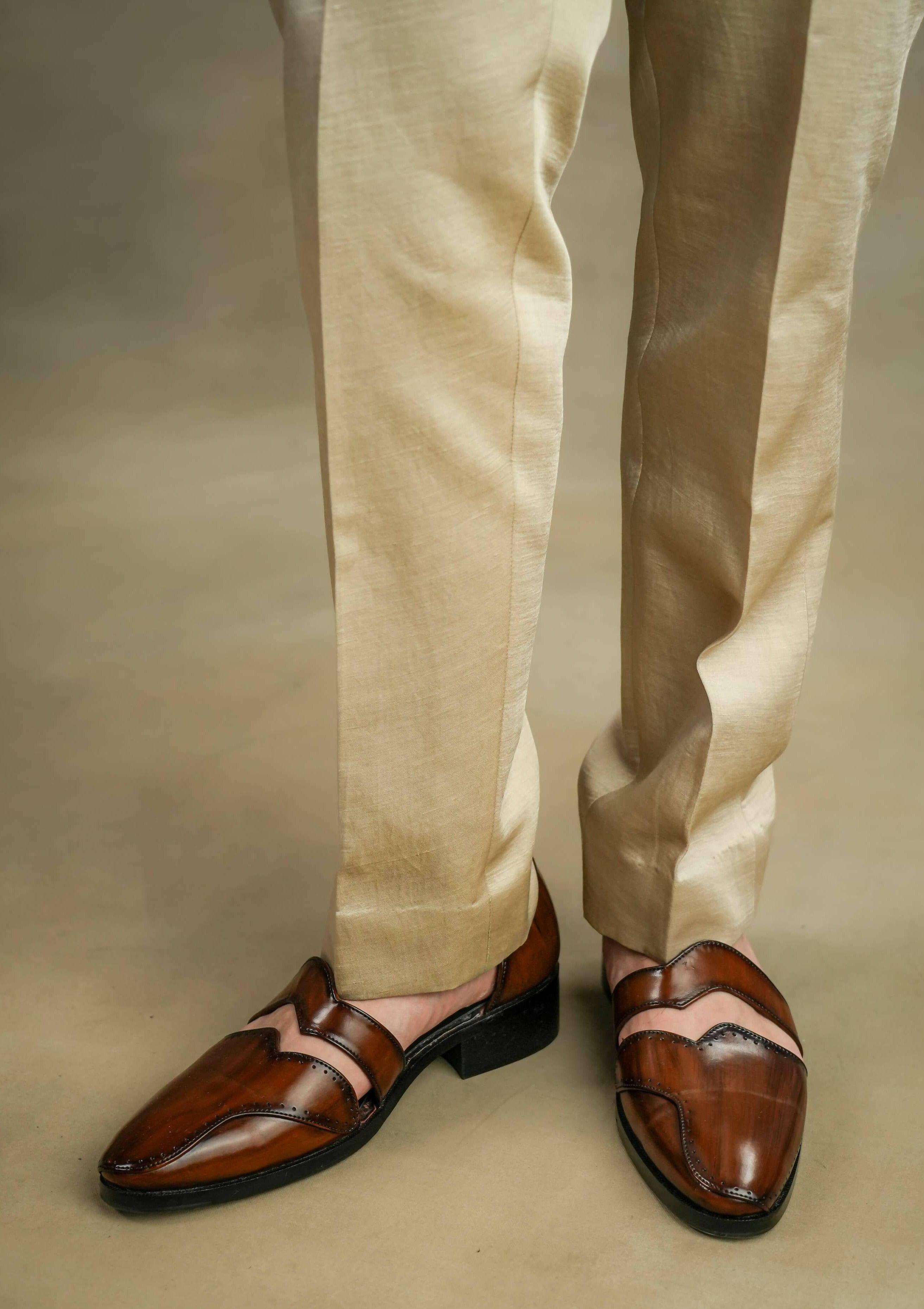 Sand Grey Short Kurta Set