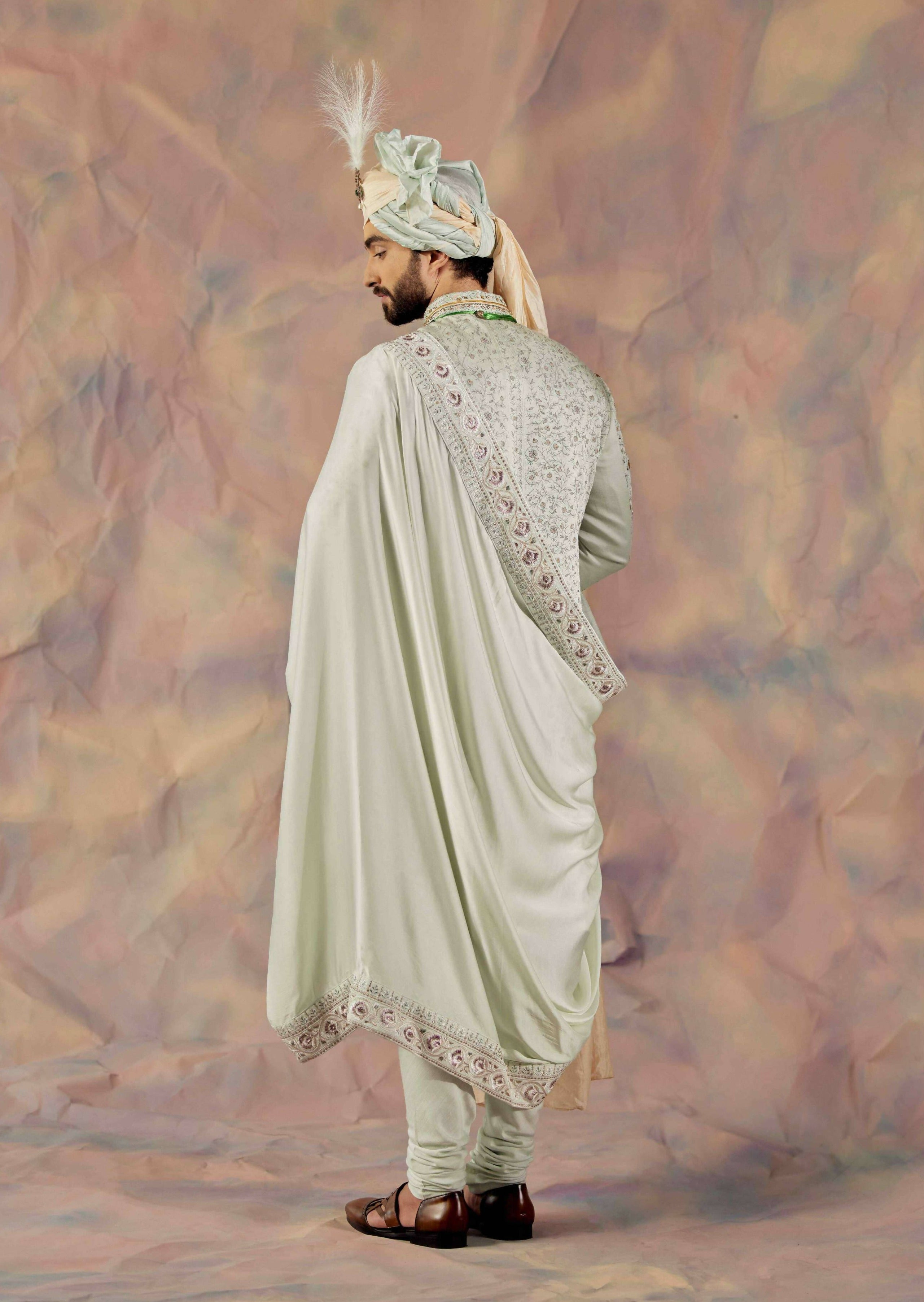 The Blue Momentum Sherwani Set