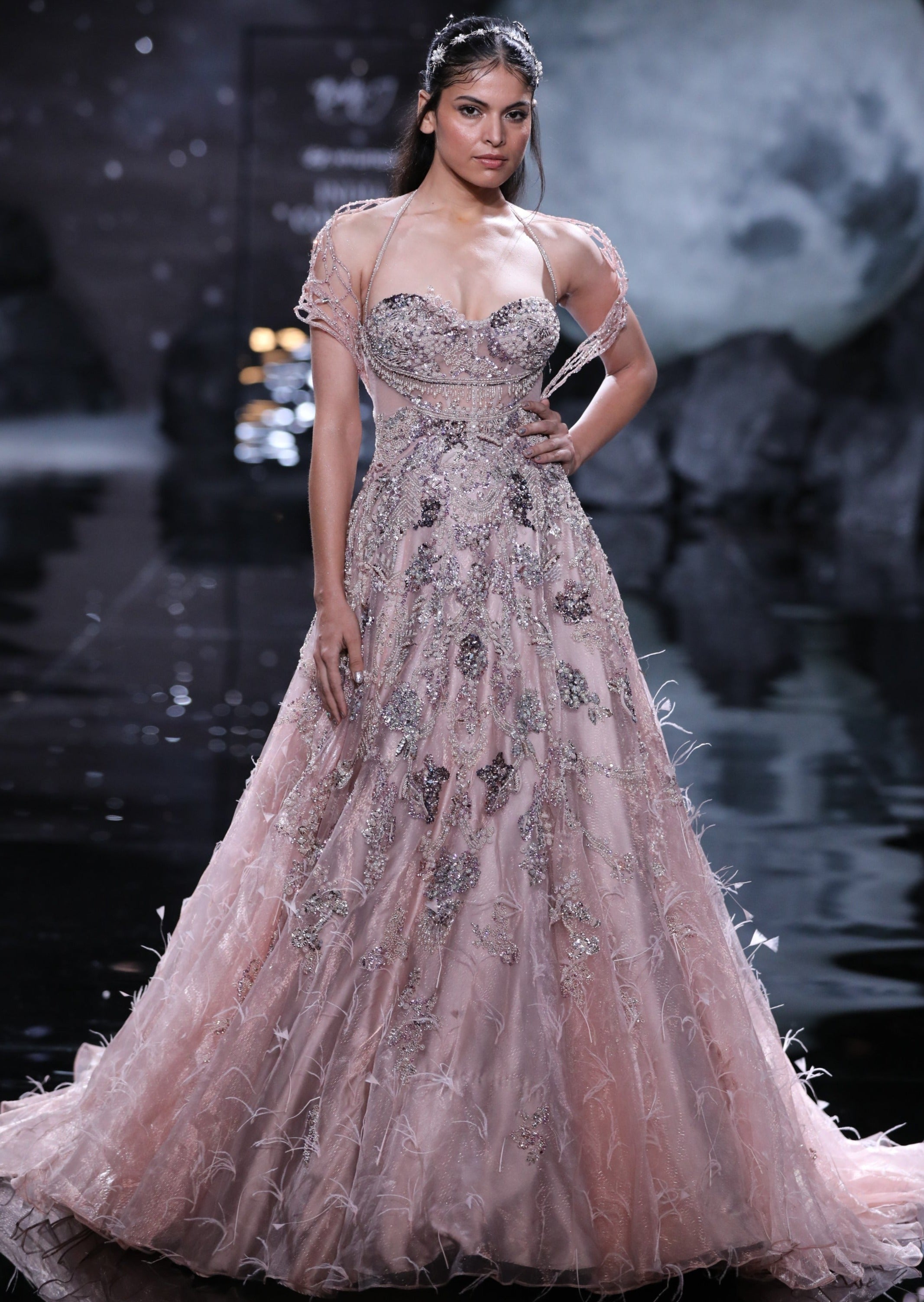 Aris Bridal Tissue Gown