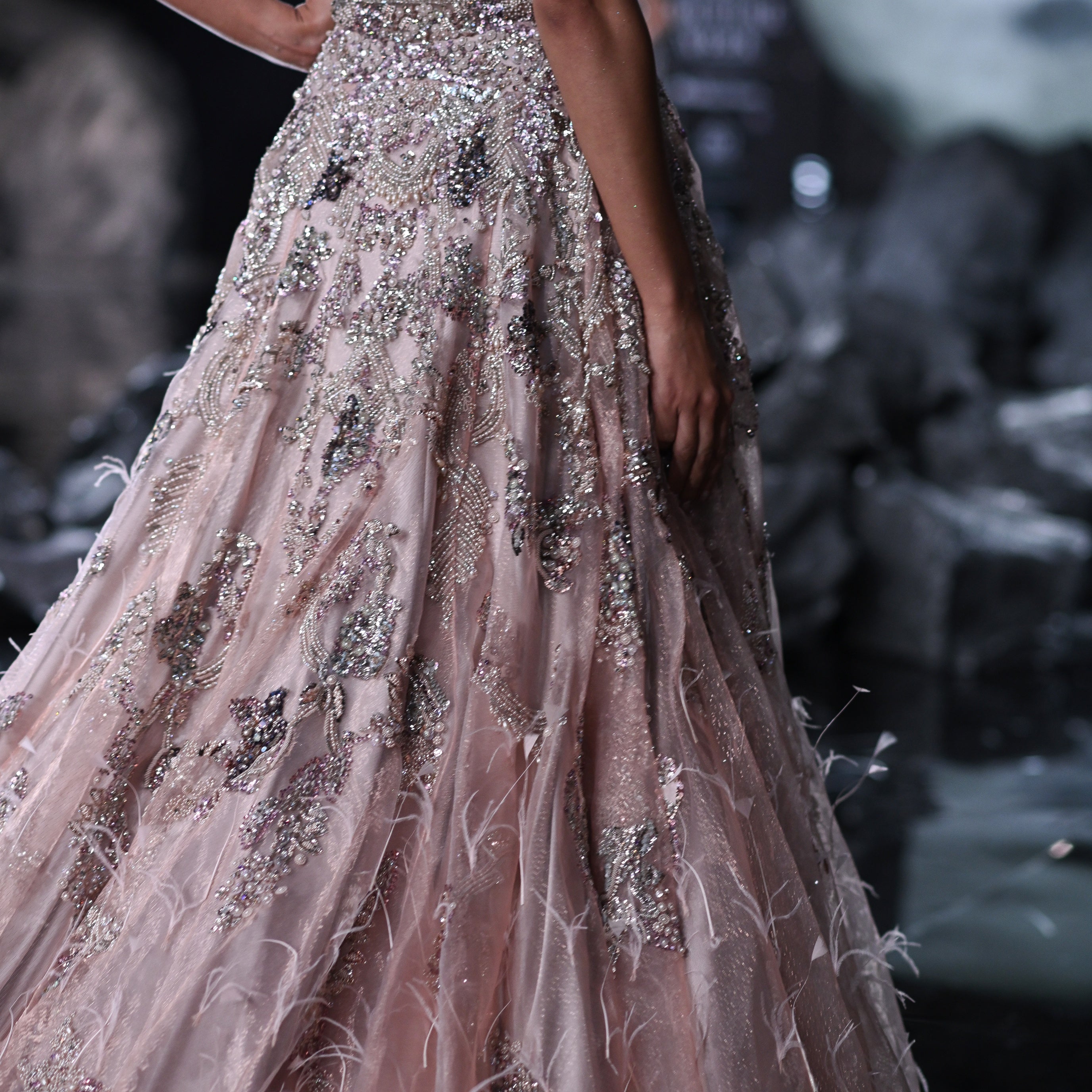 Aris Bridal Tissue Gown