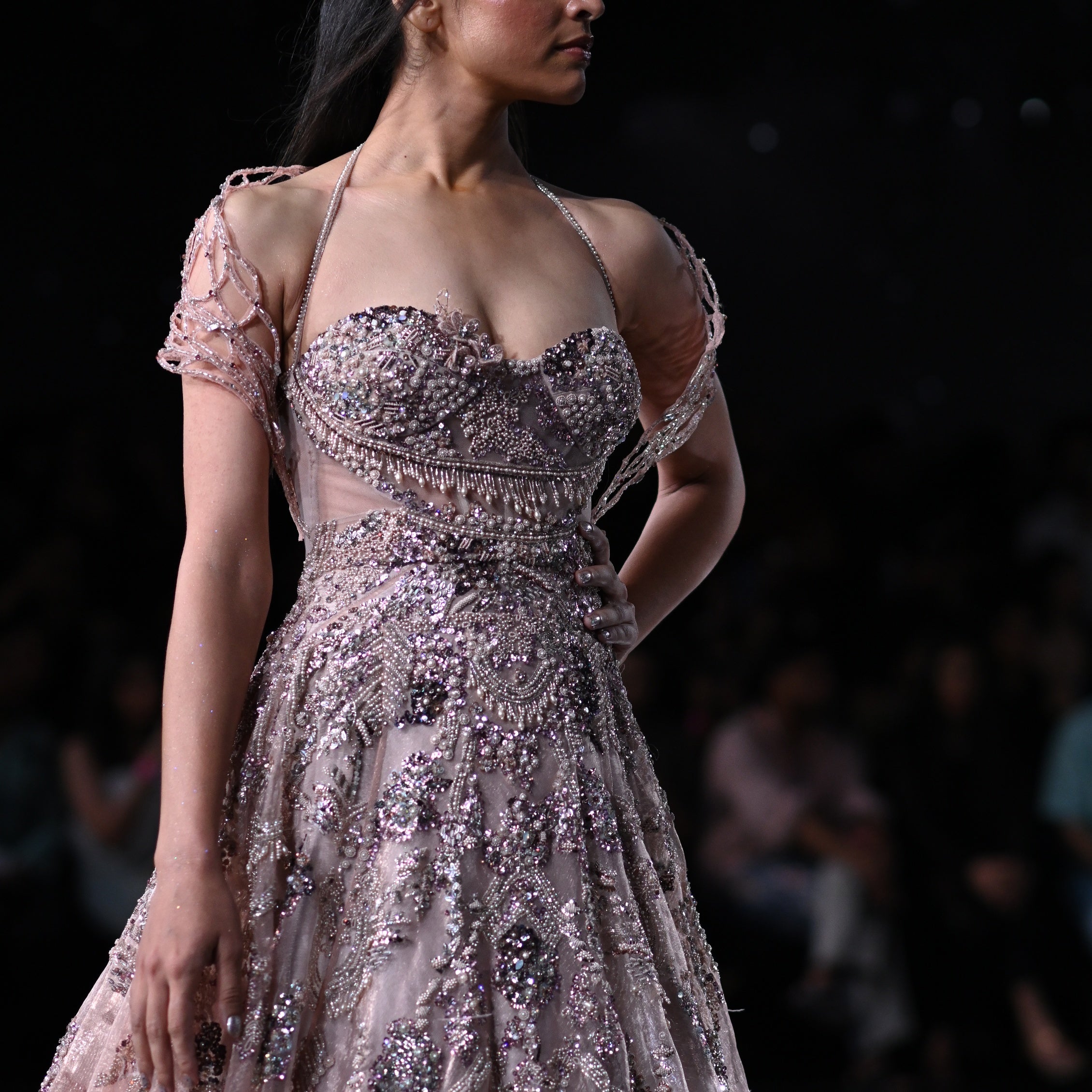 Aris Bridal Tissue Gown