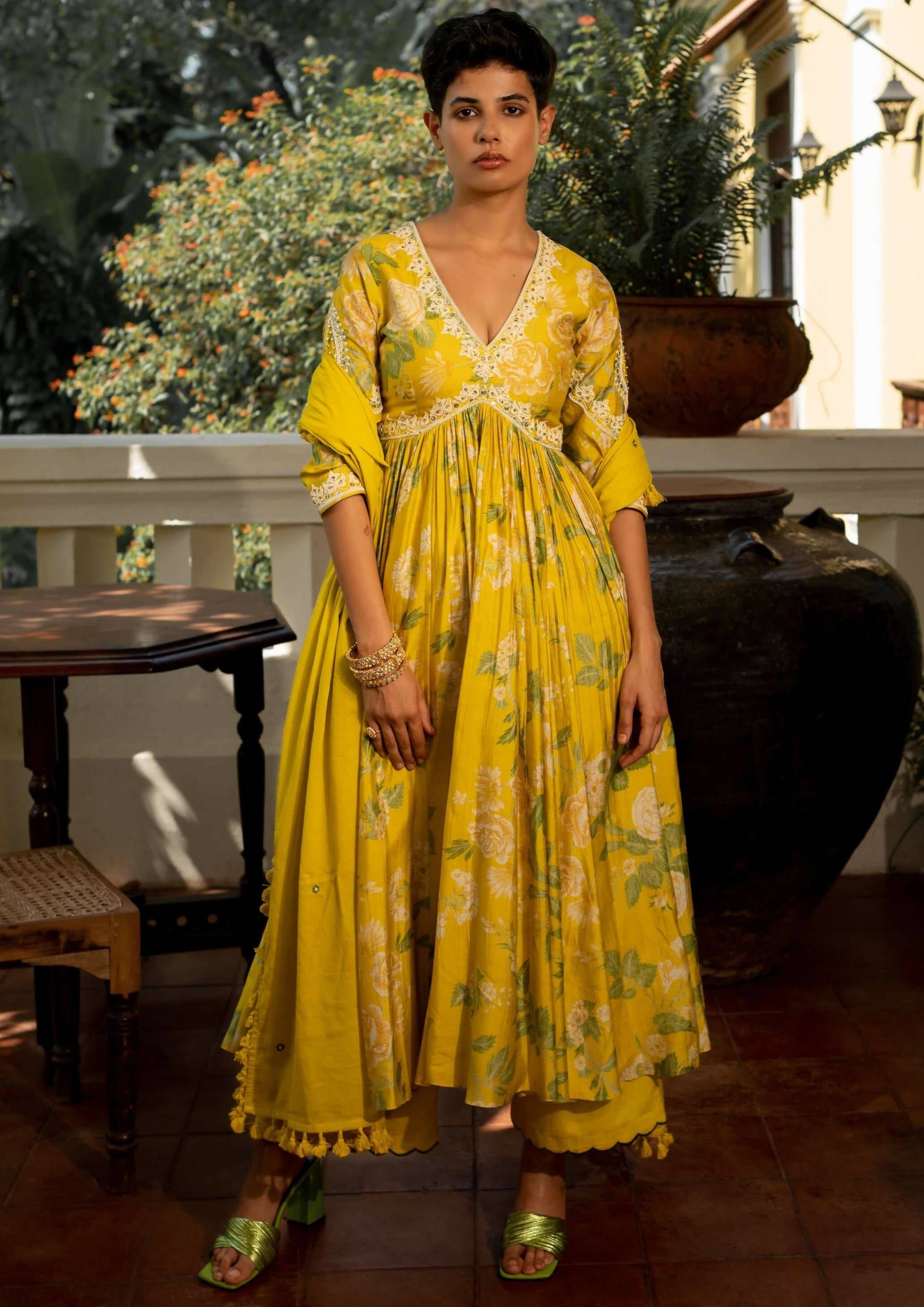 Garden of Bloom Anarkali Set