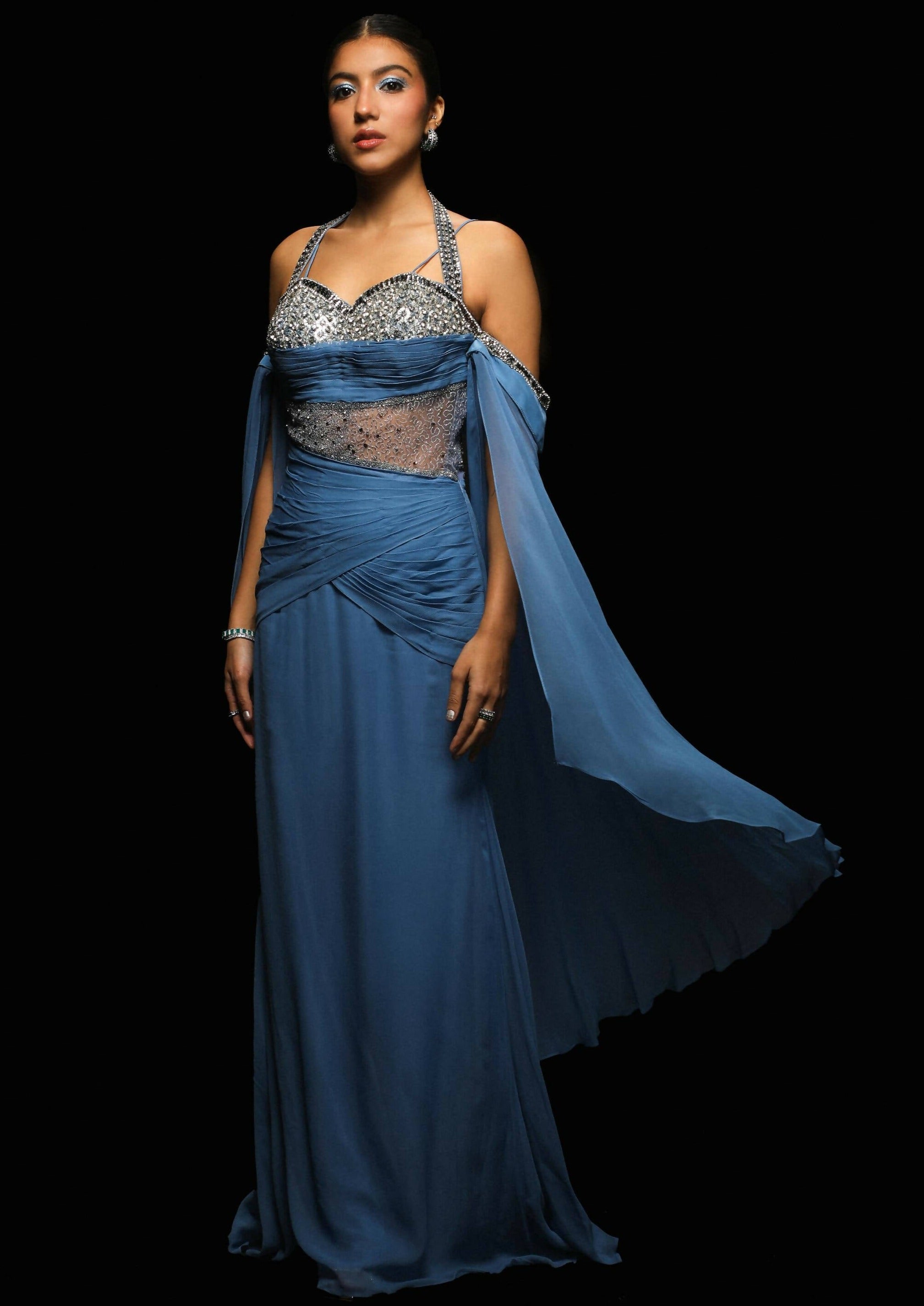 Luminaria Drape Gown