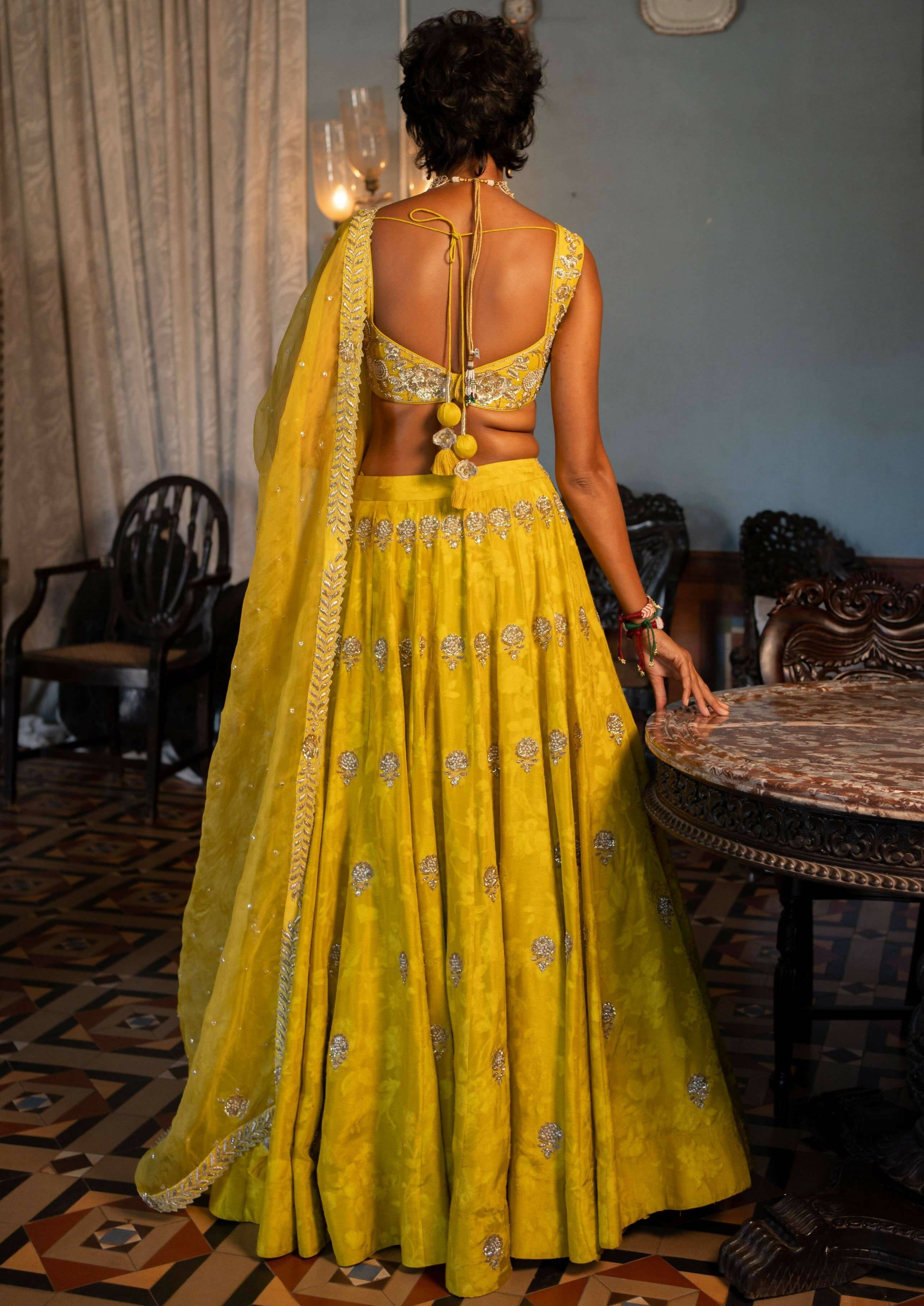 Yellow Lehenga Set