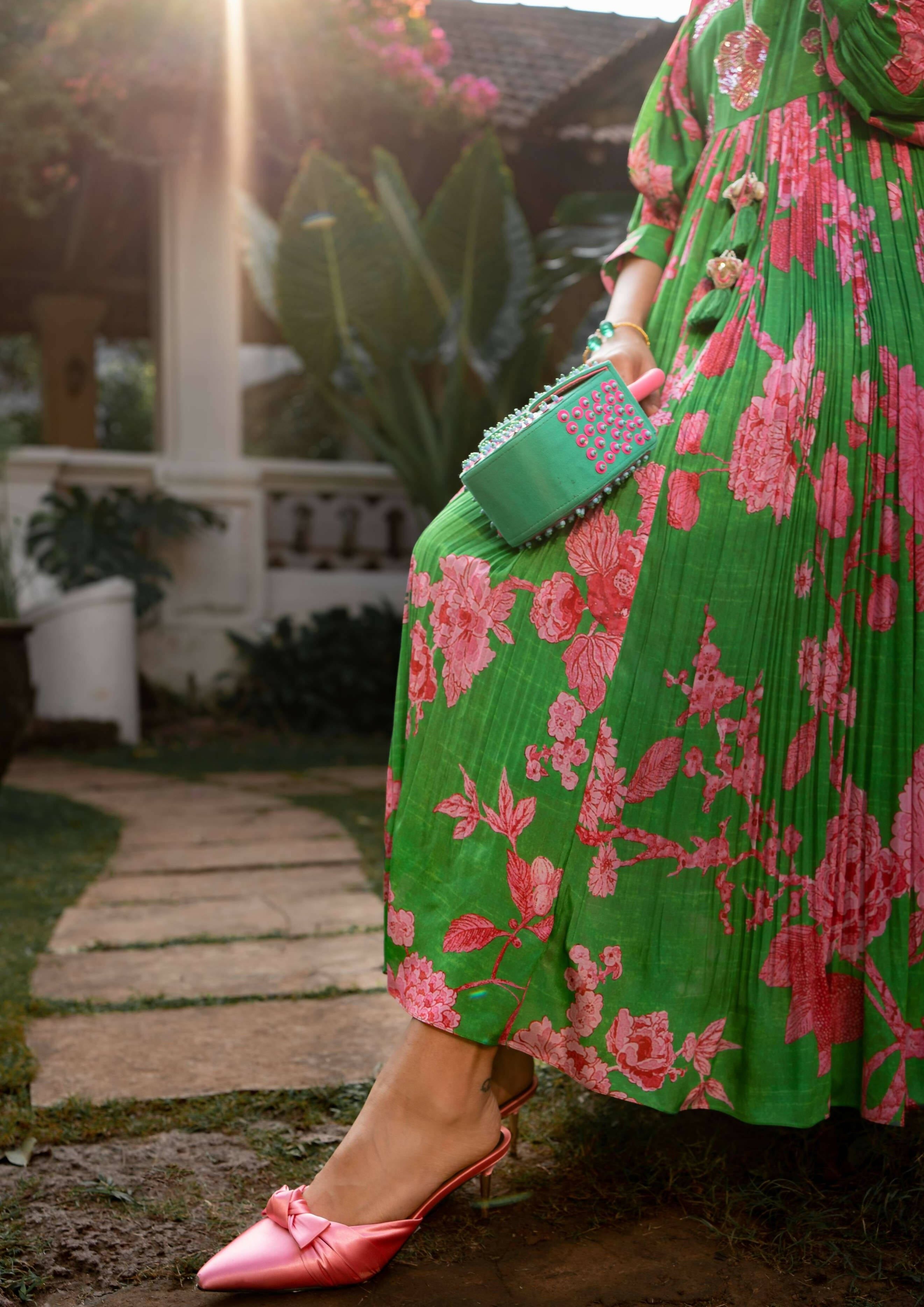 Spring Blooming Floral Maxi Dress