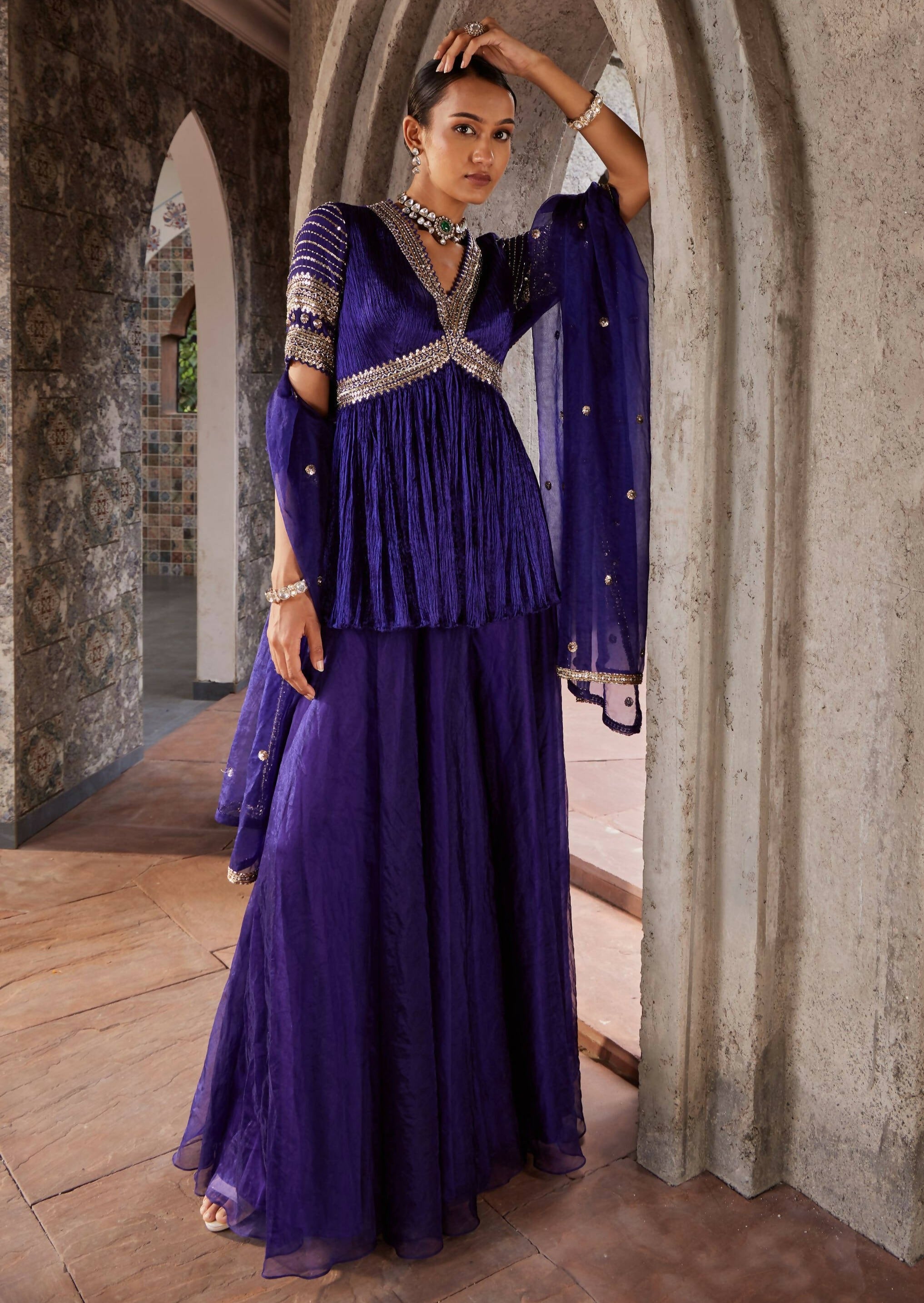 Jashan-E-Utsav Sharara Set