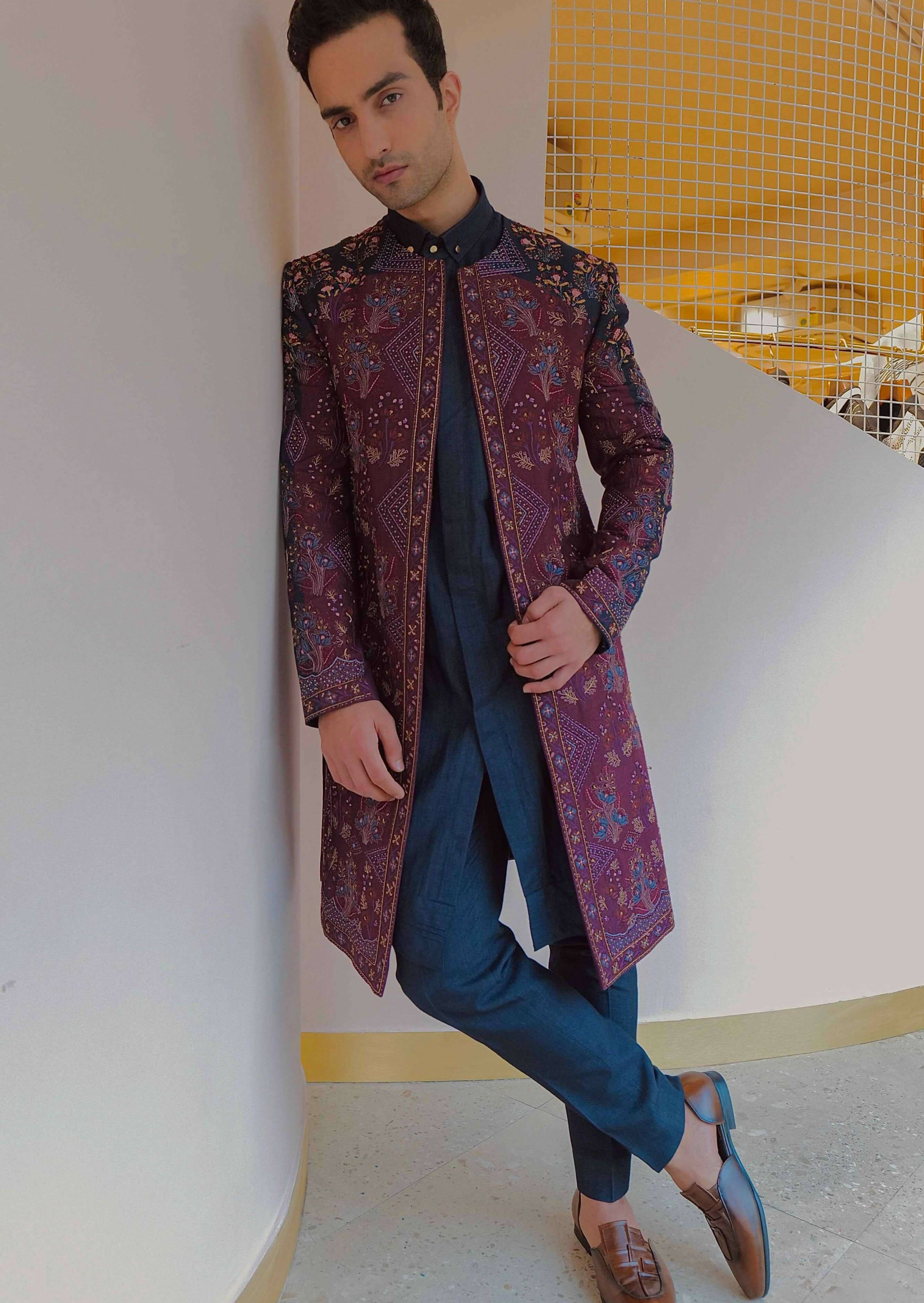Midnight Wine Contemporary Jacket Set