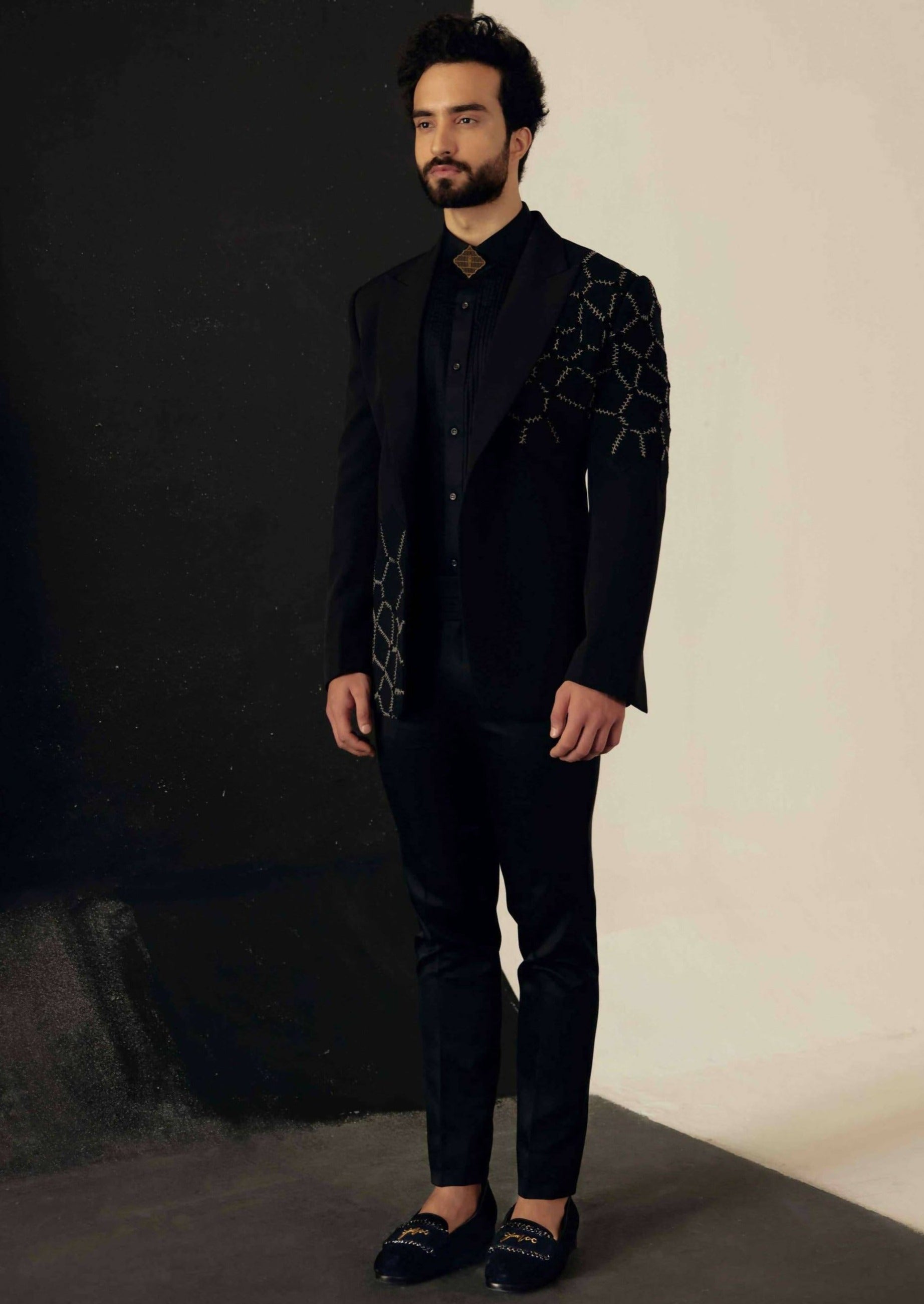 Rhombus Tuxedo Set