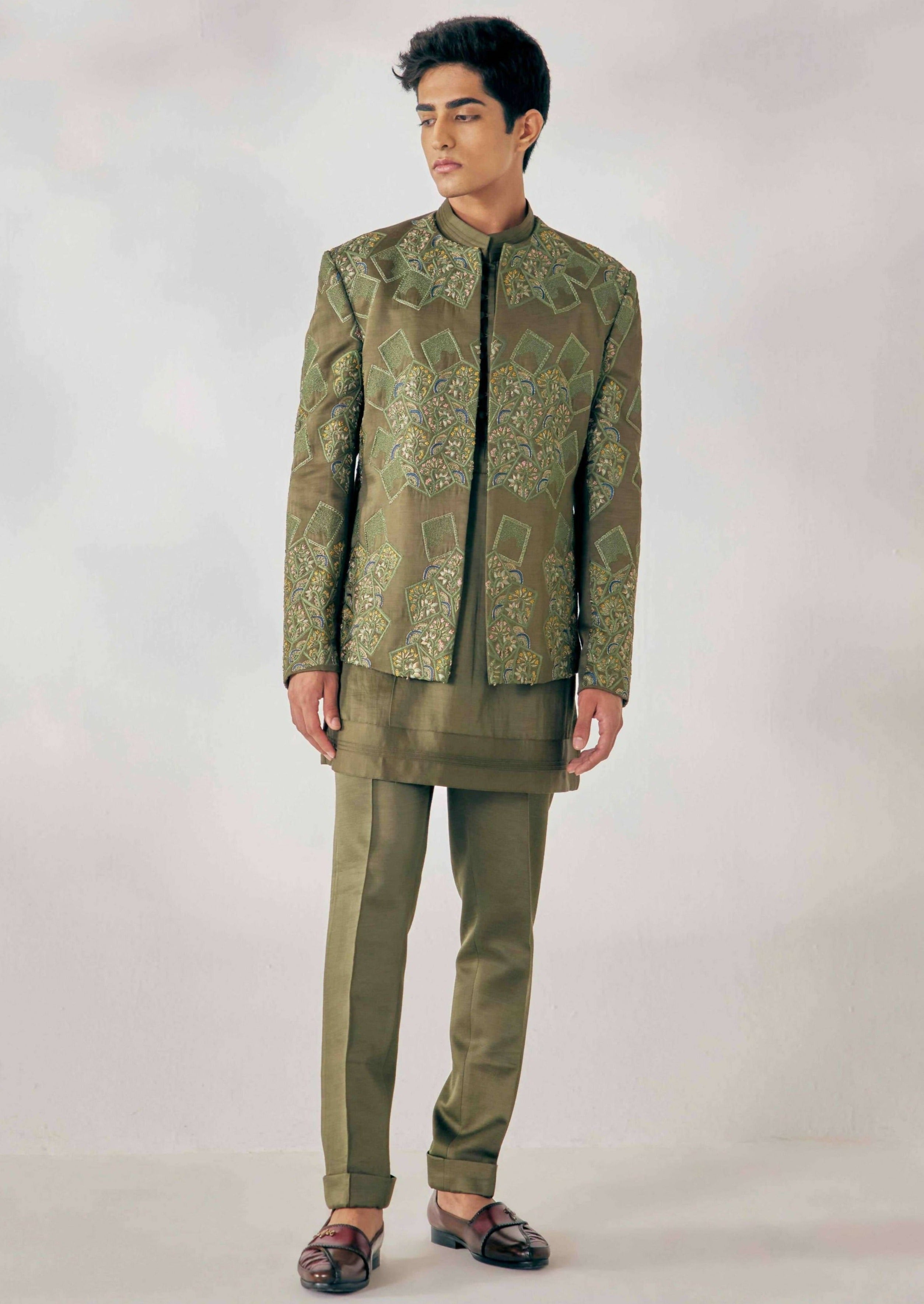 The Olives Short Jacket Set