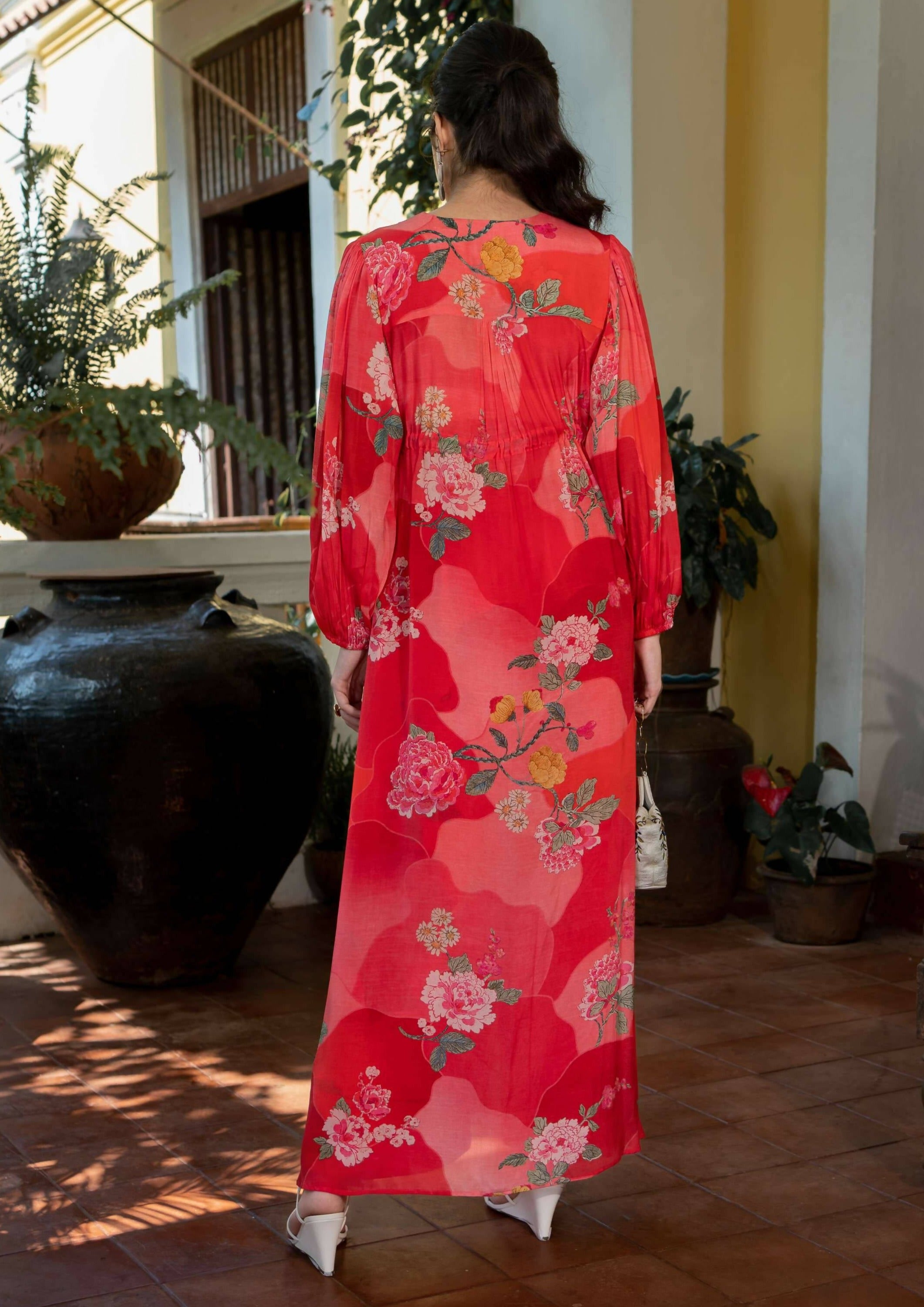 Romantic Floral Maxi Dress