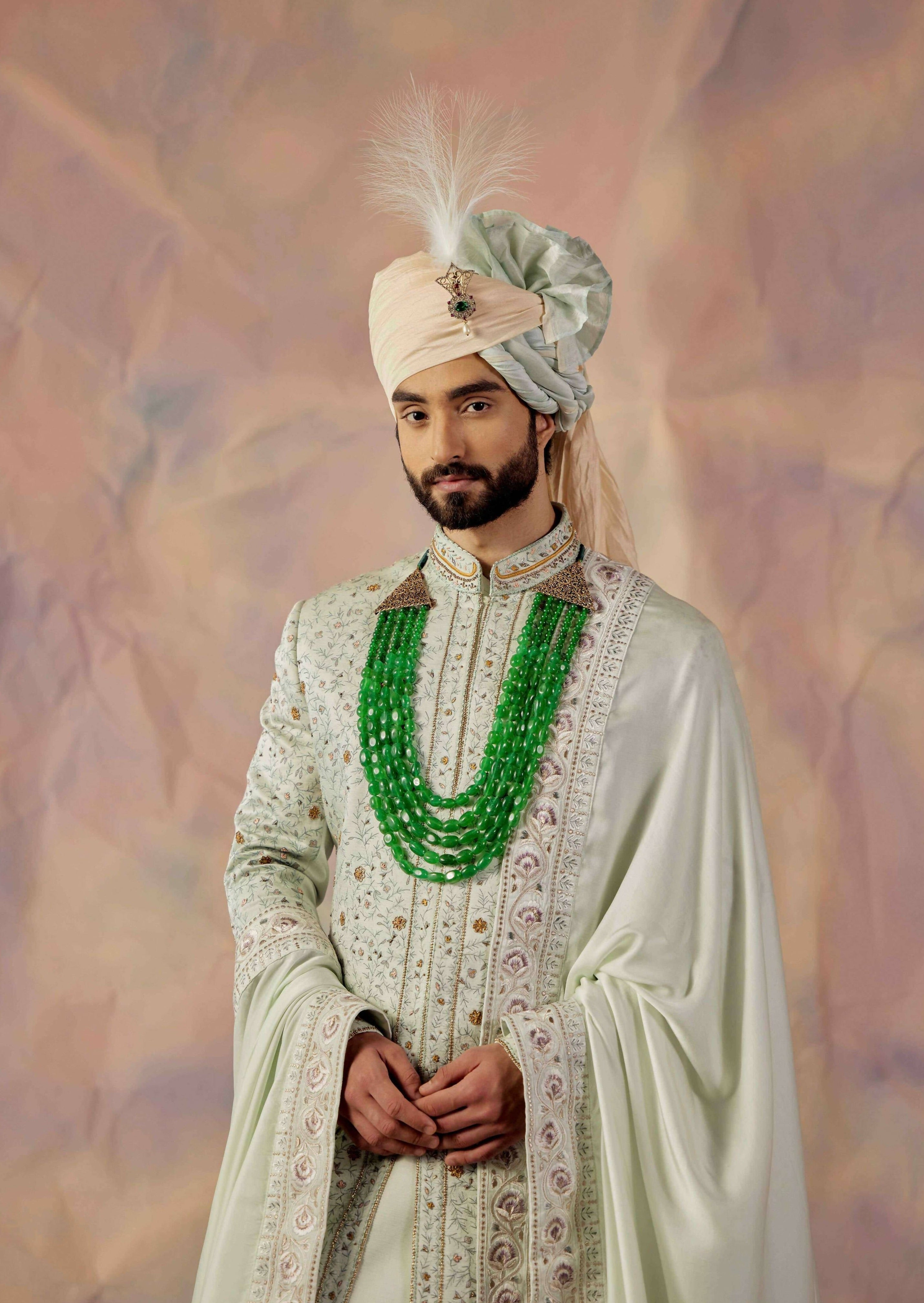 The Blue Momentum Sherwani Set